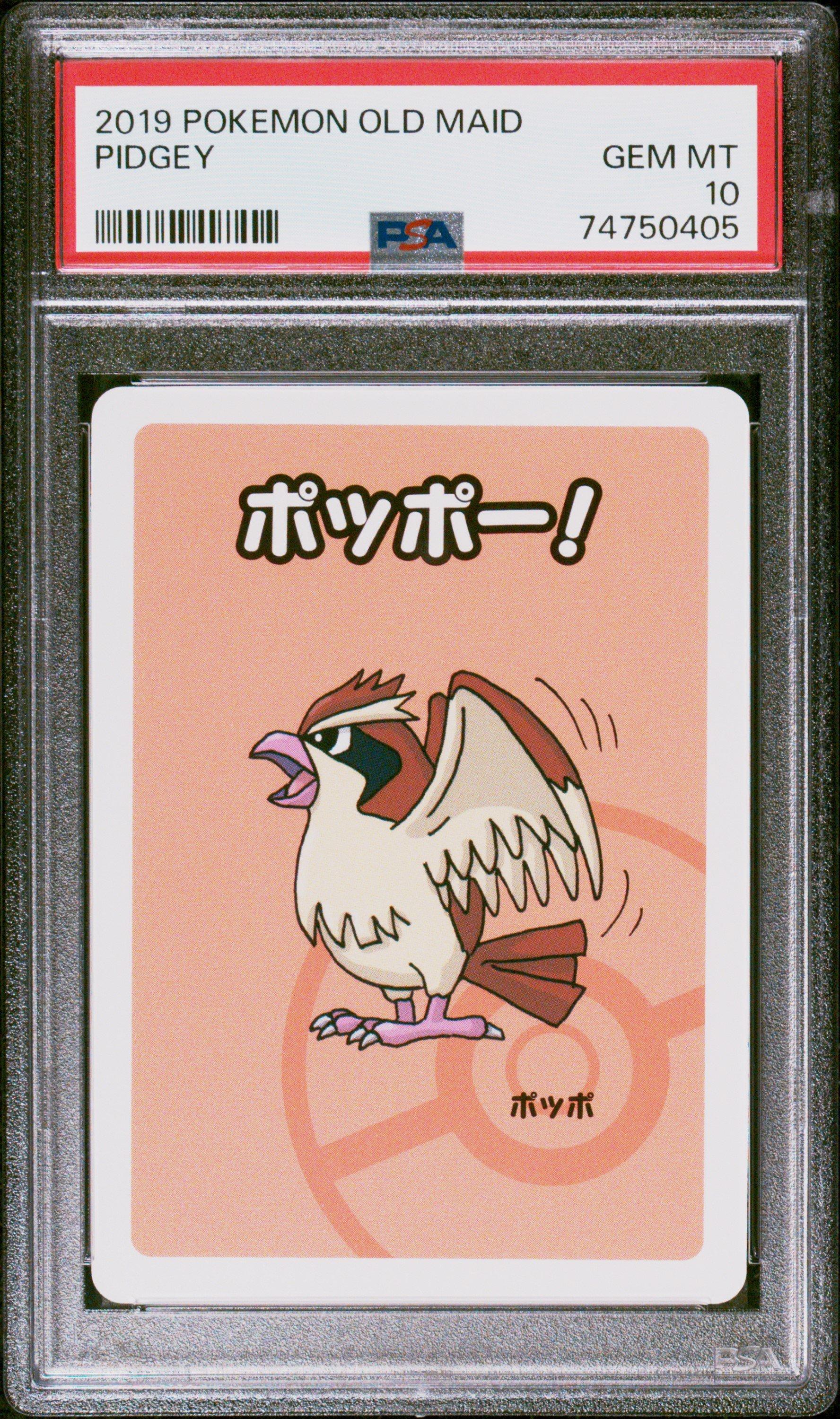 2019 Pokemon Old Maid  Pidgey PSA 10