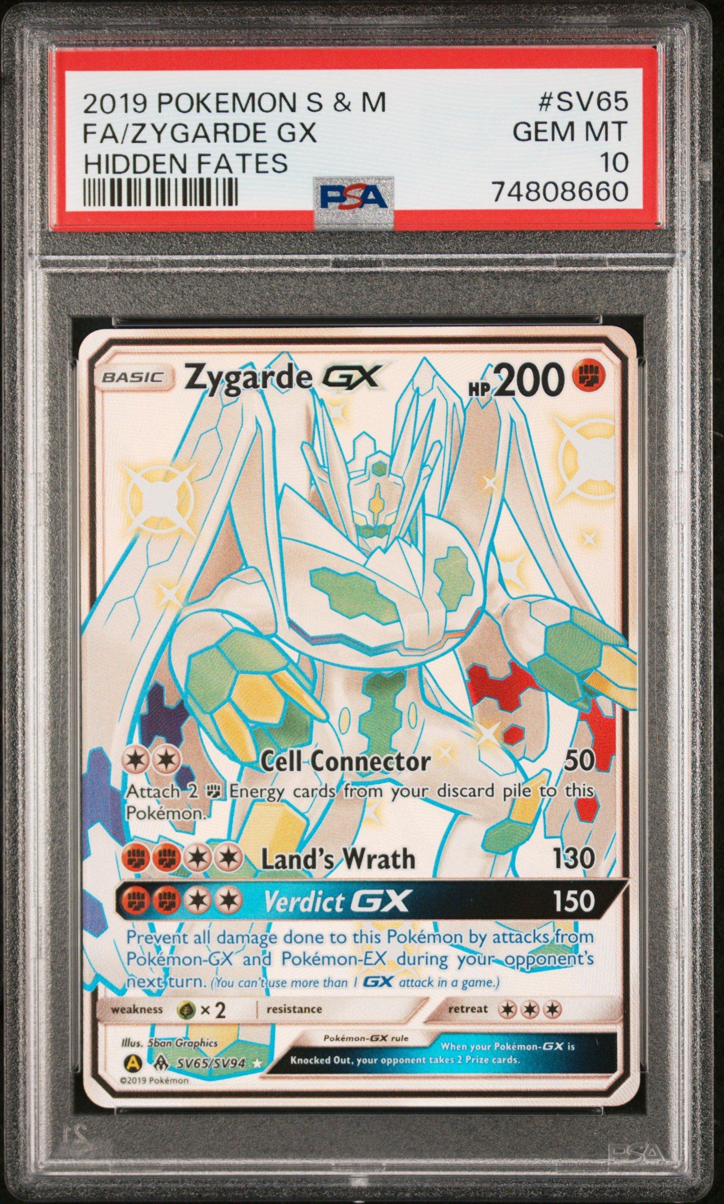 shiny zygarde pokemon card Zygarde GX SV65/SV94 Hidden Fates: Shiny Vault Holo