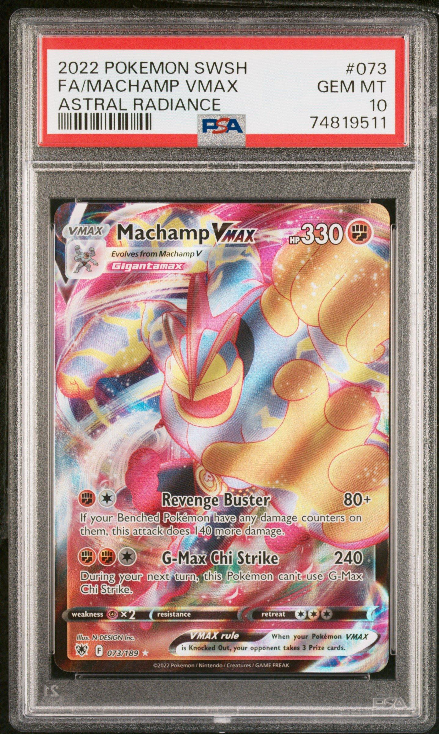 2022 Pokemon Sword & Shield Astral Radiance 073 Full Art/machamp