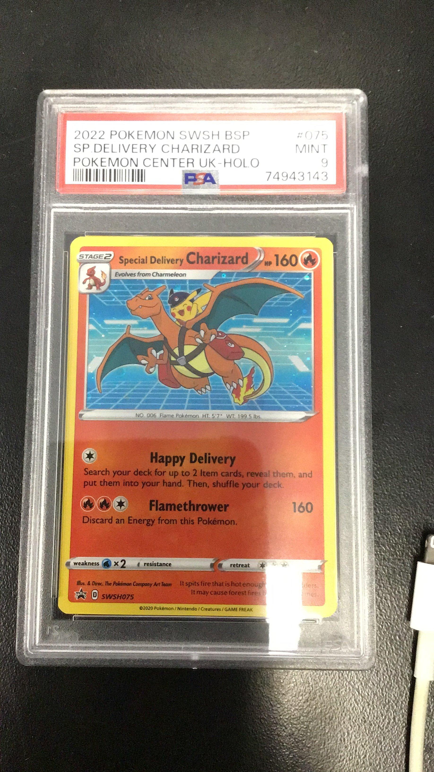 2022 Pokemon Swsh Black Star Promo 075 Special Delivery Charizard-holo ...