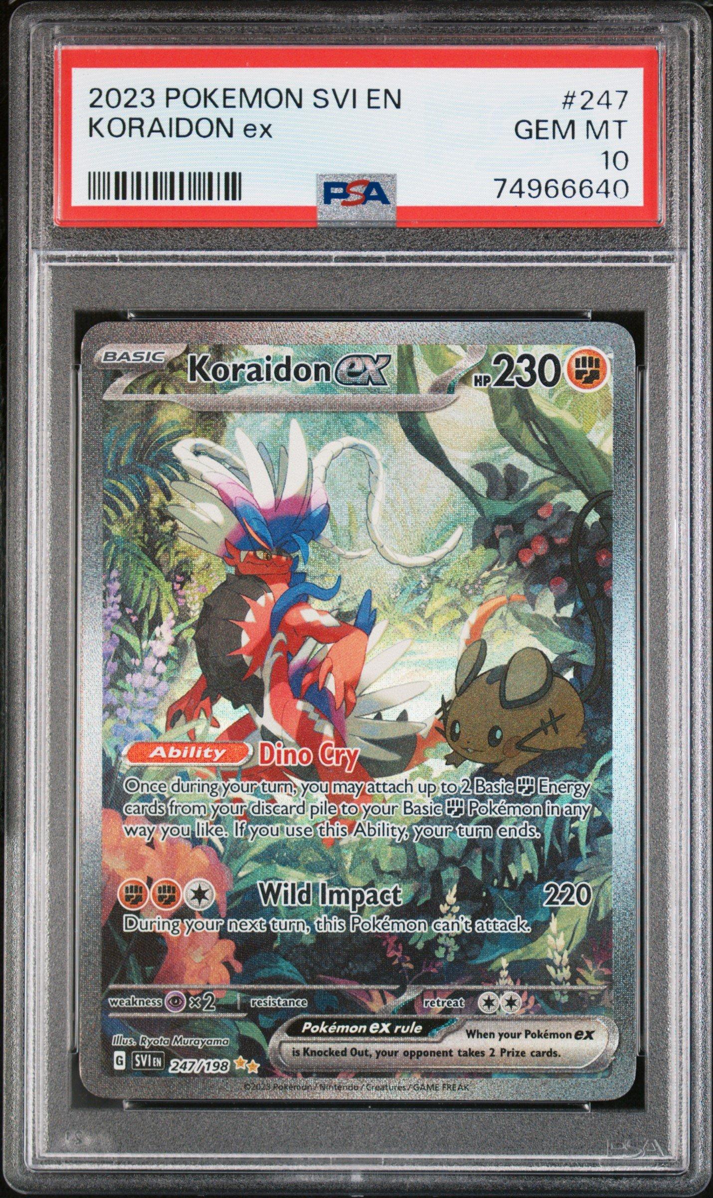 2023 Pokemon Svi En-scarlet & Violet 247 Koraidon Ex Special
