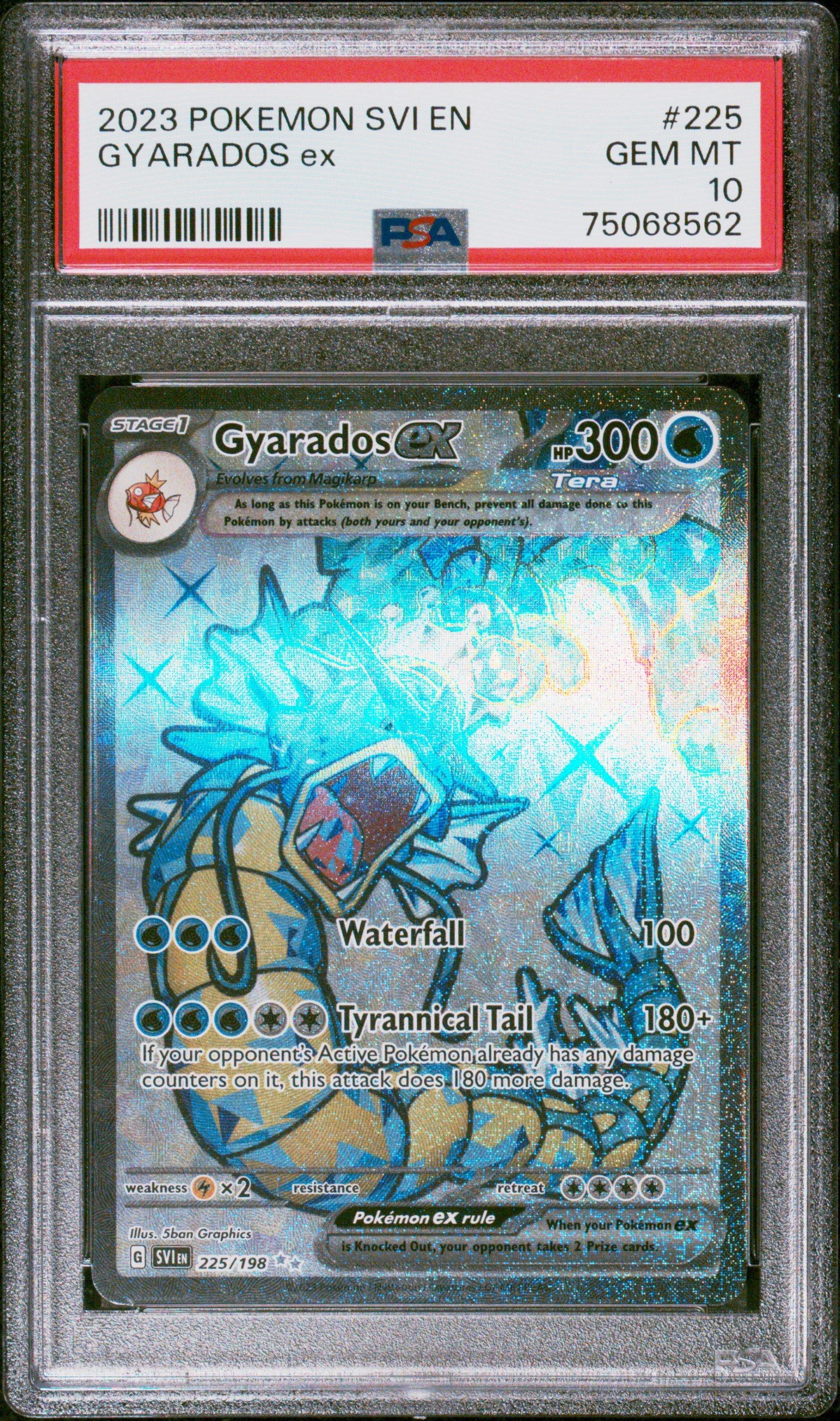 2023 Pokemon Svi En-scarlet & Violet 225 Gyarados Ex PSA 10