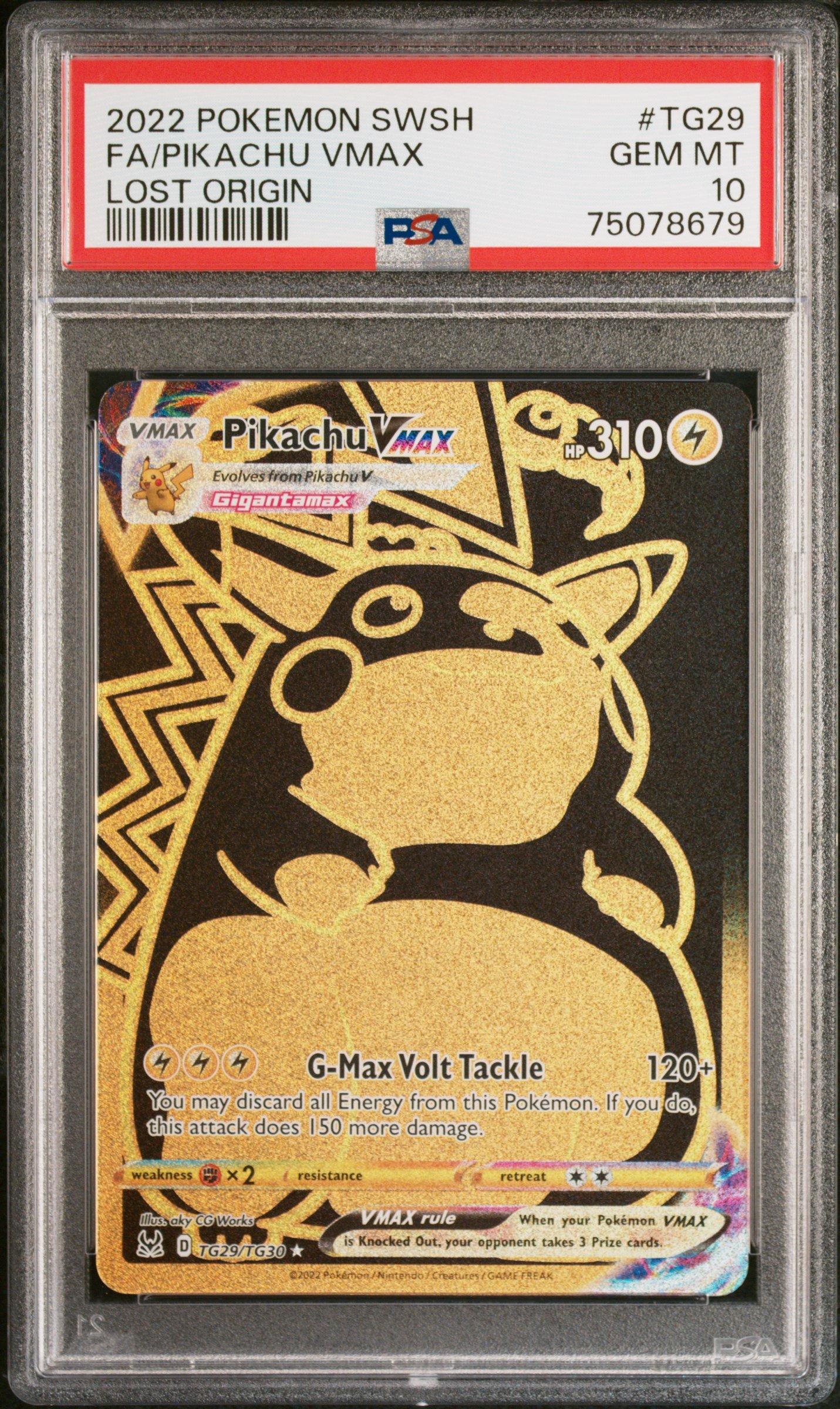 2022-pokemon-sword-shield-lost-origin-tg29-full-art-pikachu-vmax-psa