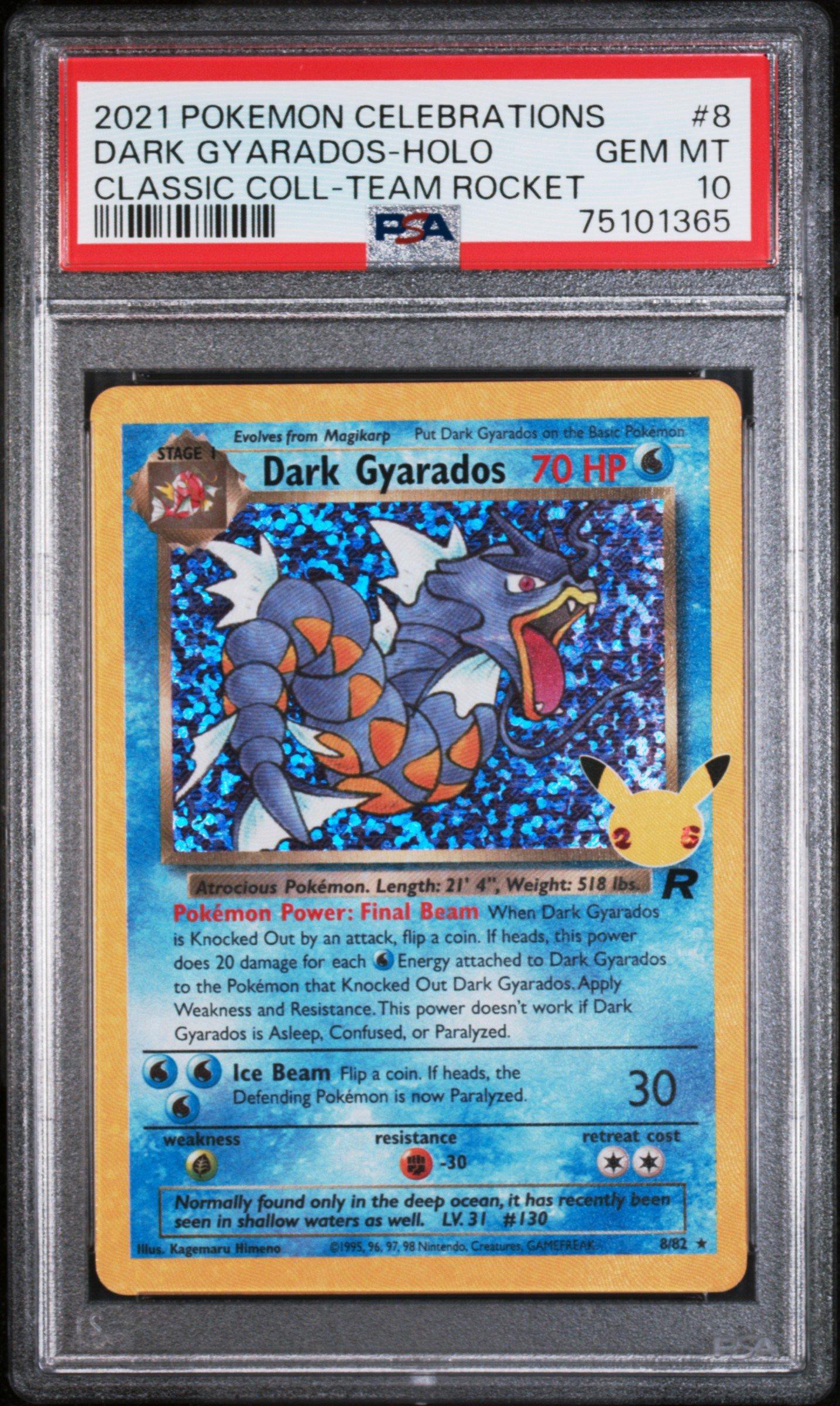 dark gyarados pokemon card each Defending Pokemon is now Paralyzed. Dark Gyarados from the Japanese