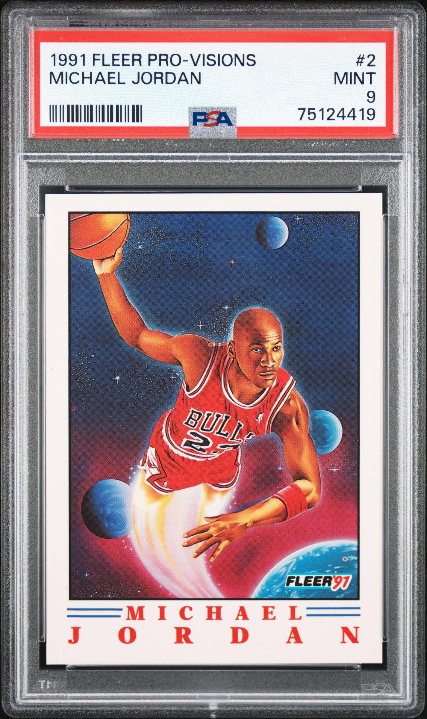 1991 Fleer Pro-visions 2 Michael Jordan PSA 9 Graded Card | GameStop