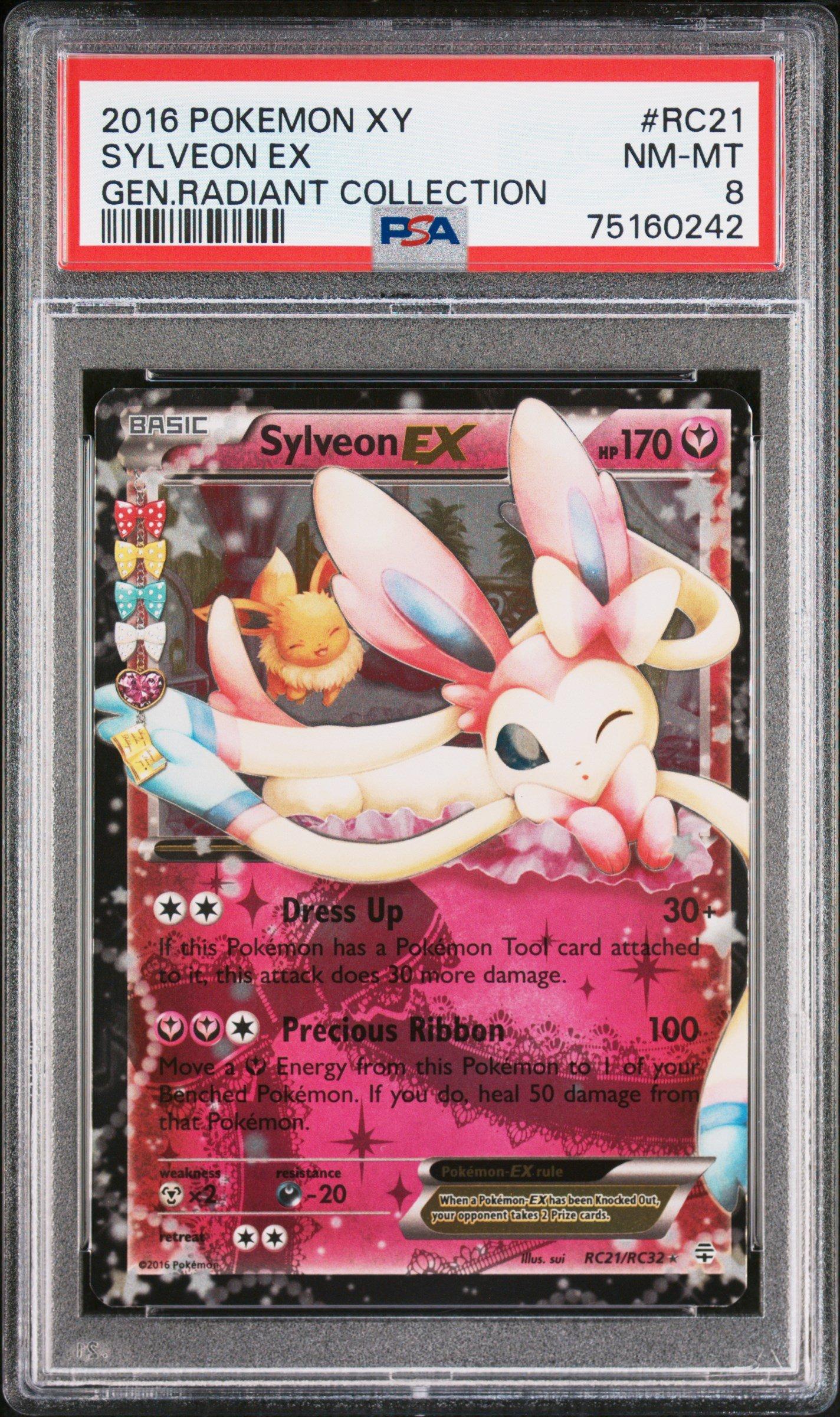 2016 Pokemon Xy Generations Radiant Collection Rc21 Sylveon
