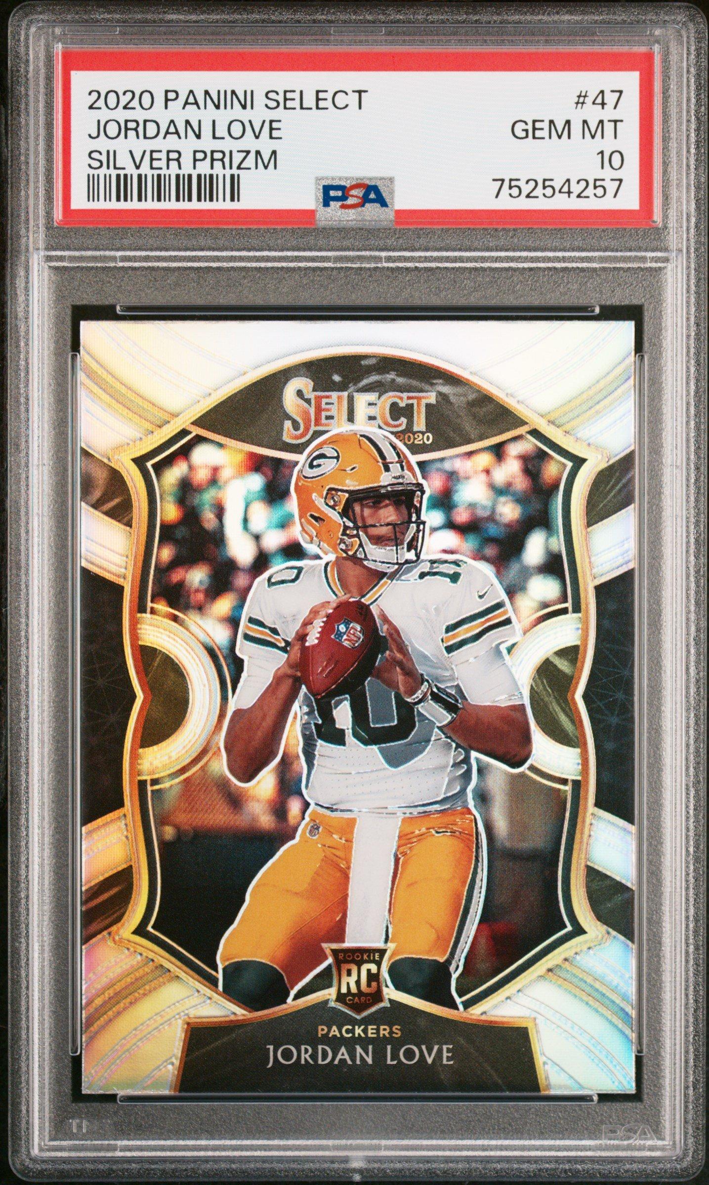 2020 Panini Select Jordan Love PSA 10