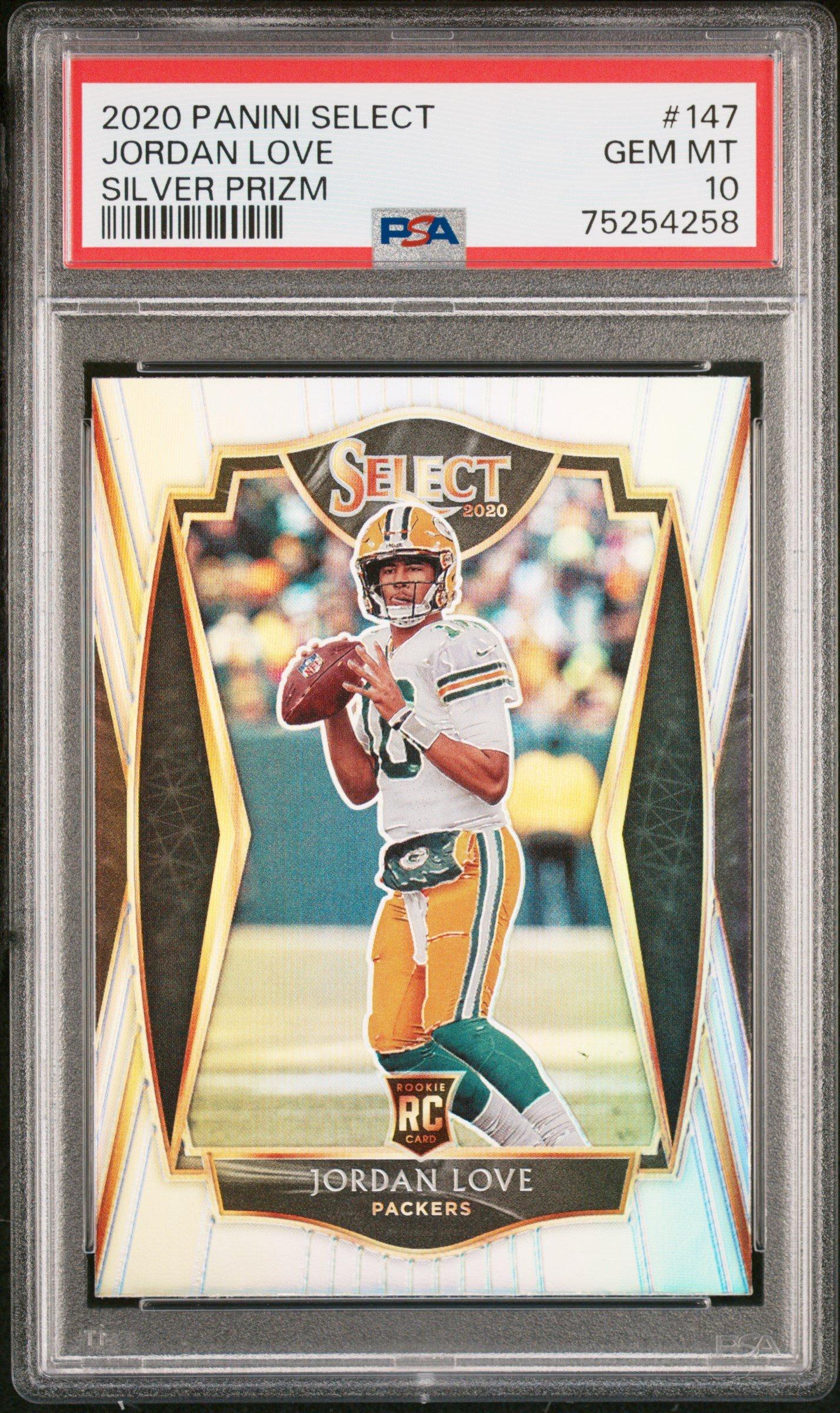 2020 Panini Select 147 Jordan Love PSA 10