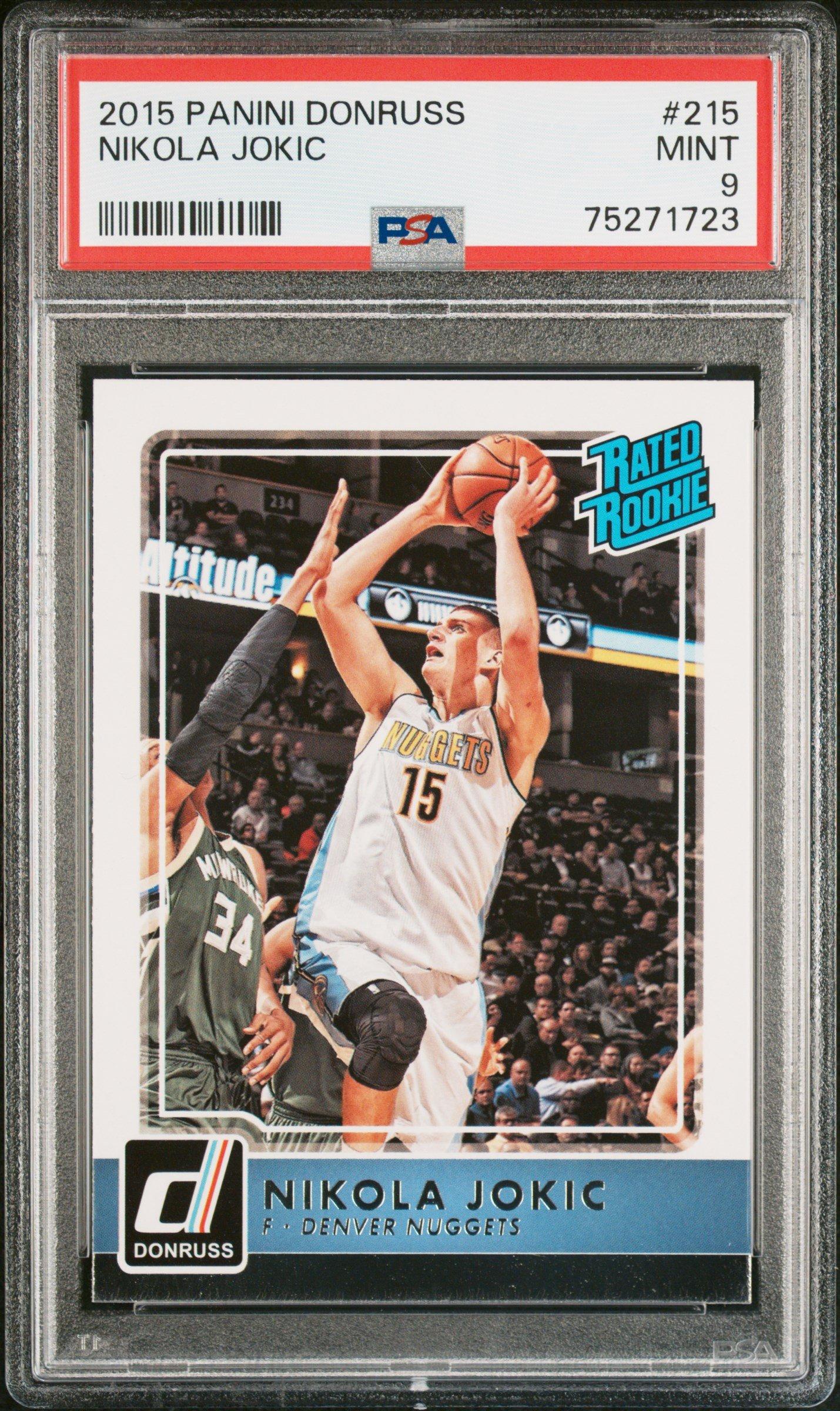 2015 Panini Donruss 215 Nikola Jokic PSA 9 Graded Card | GameStop