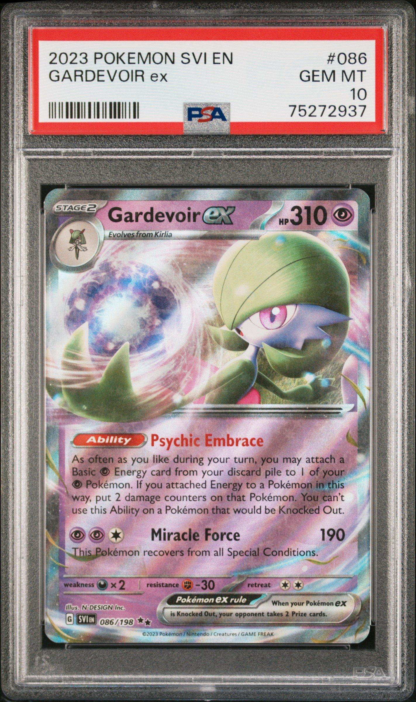 2023 Pokemon Svi En-scarlet & Violet 086 Gardevoir Ex PSA 10