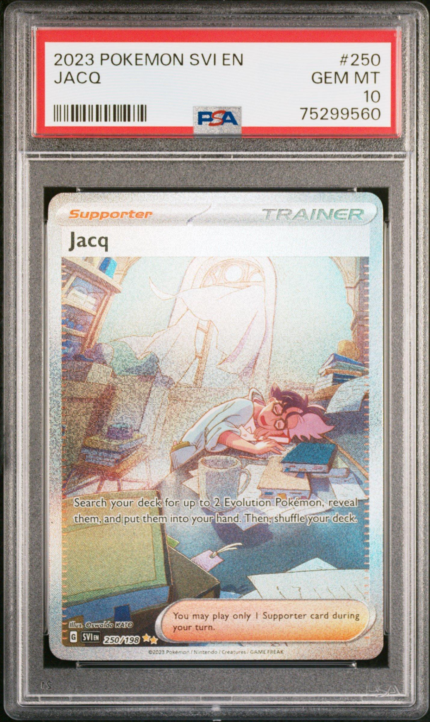 2023 Pokemon Svi En-scarlet & Violet 250 Jacq Special Illustration