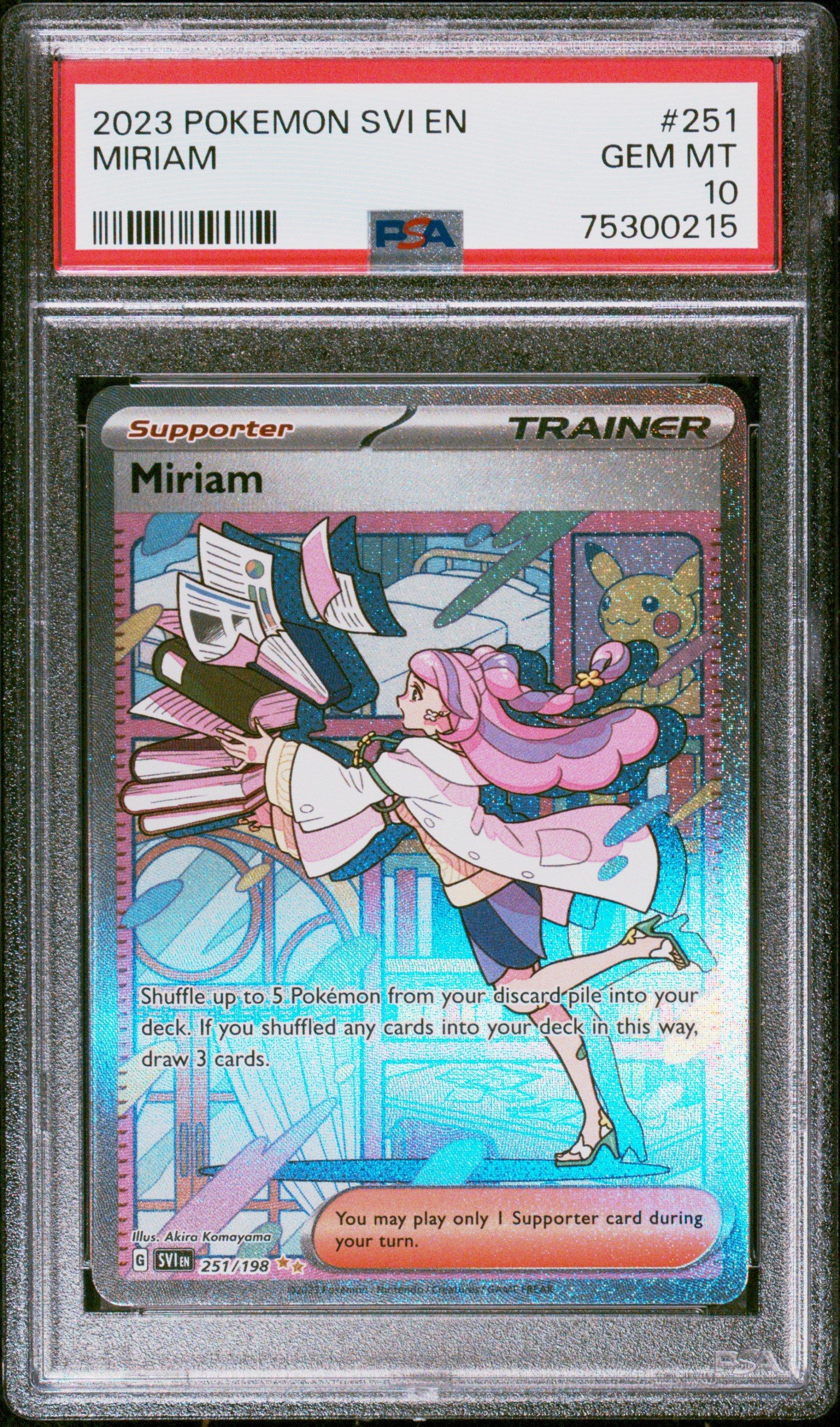 2023 Pokemon Svi En-scarlet & Violet 251 Miriam Special