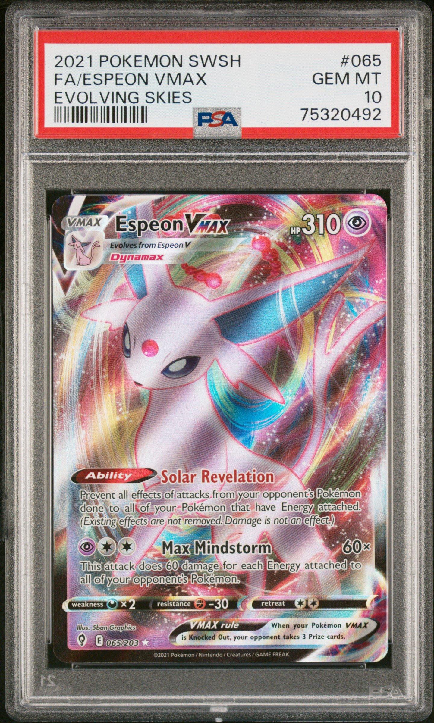 2021 Pokemon Sword & Shield Evolving Skies 065 Fa/espeon