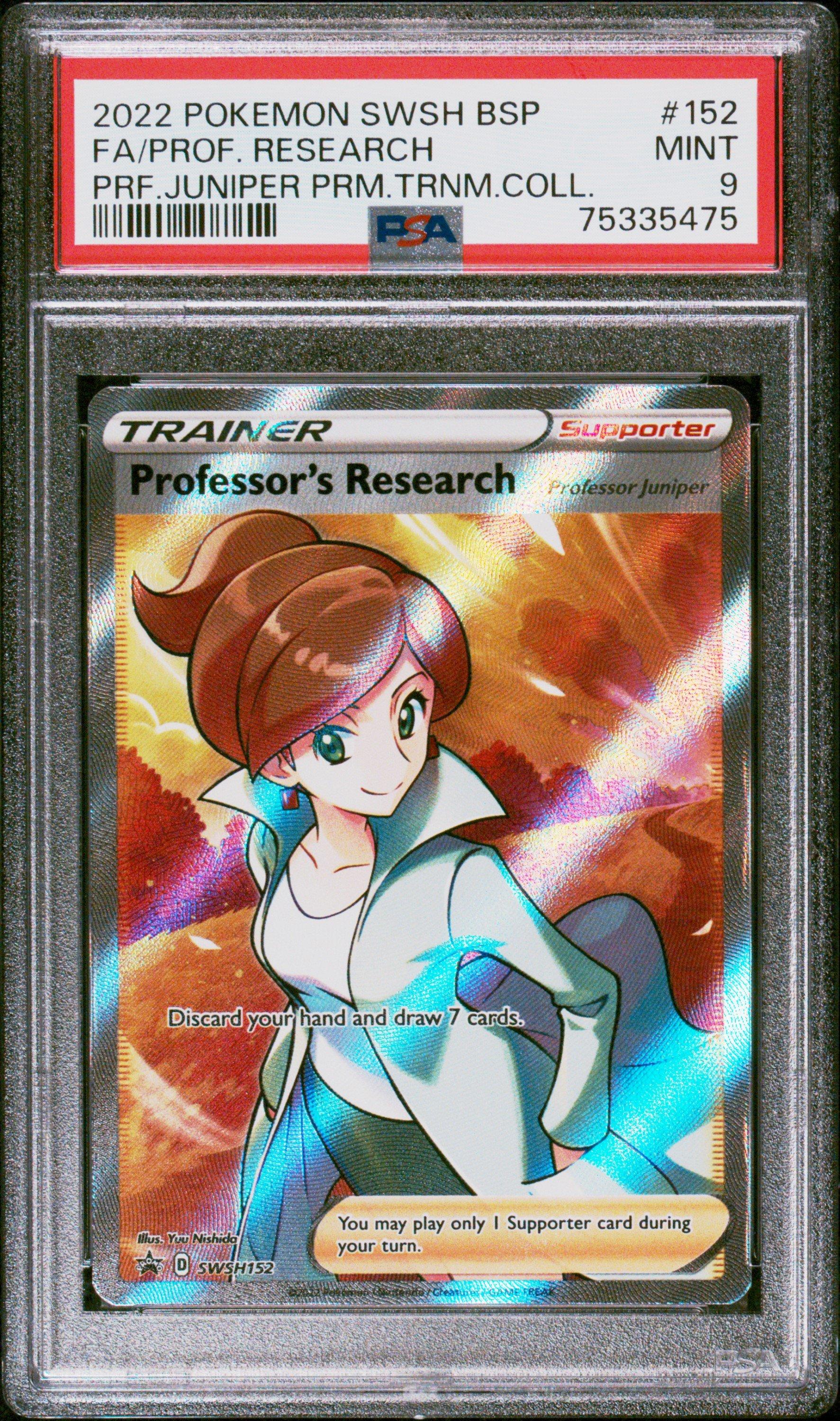 2022 Pokemon Swsh Black Star Promo 152 Full Art/professor's