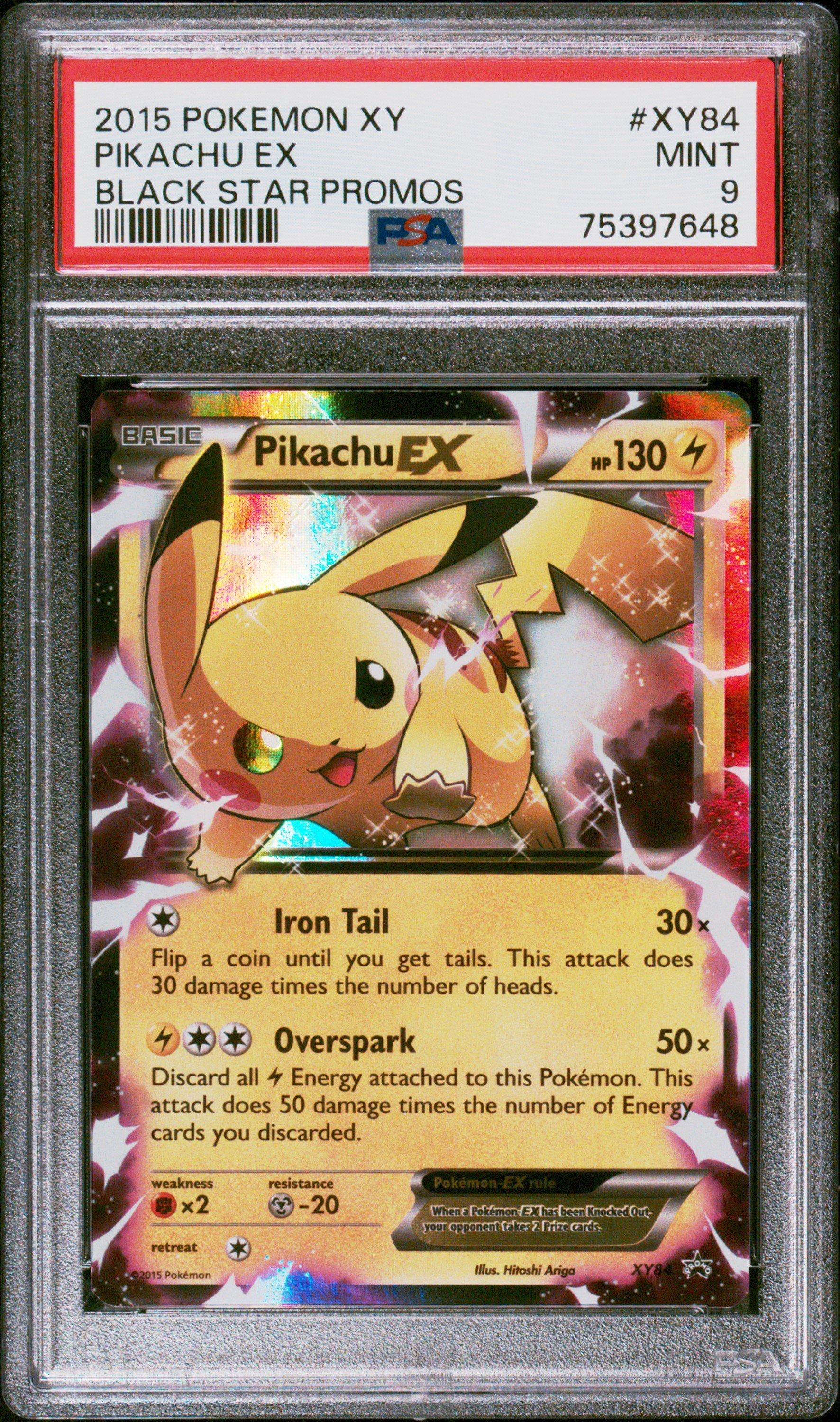2015 Pokemon Xy Black Star Promos Xy84 Pikachu Ex PSA 9 | GameStop