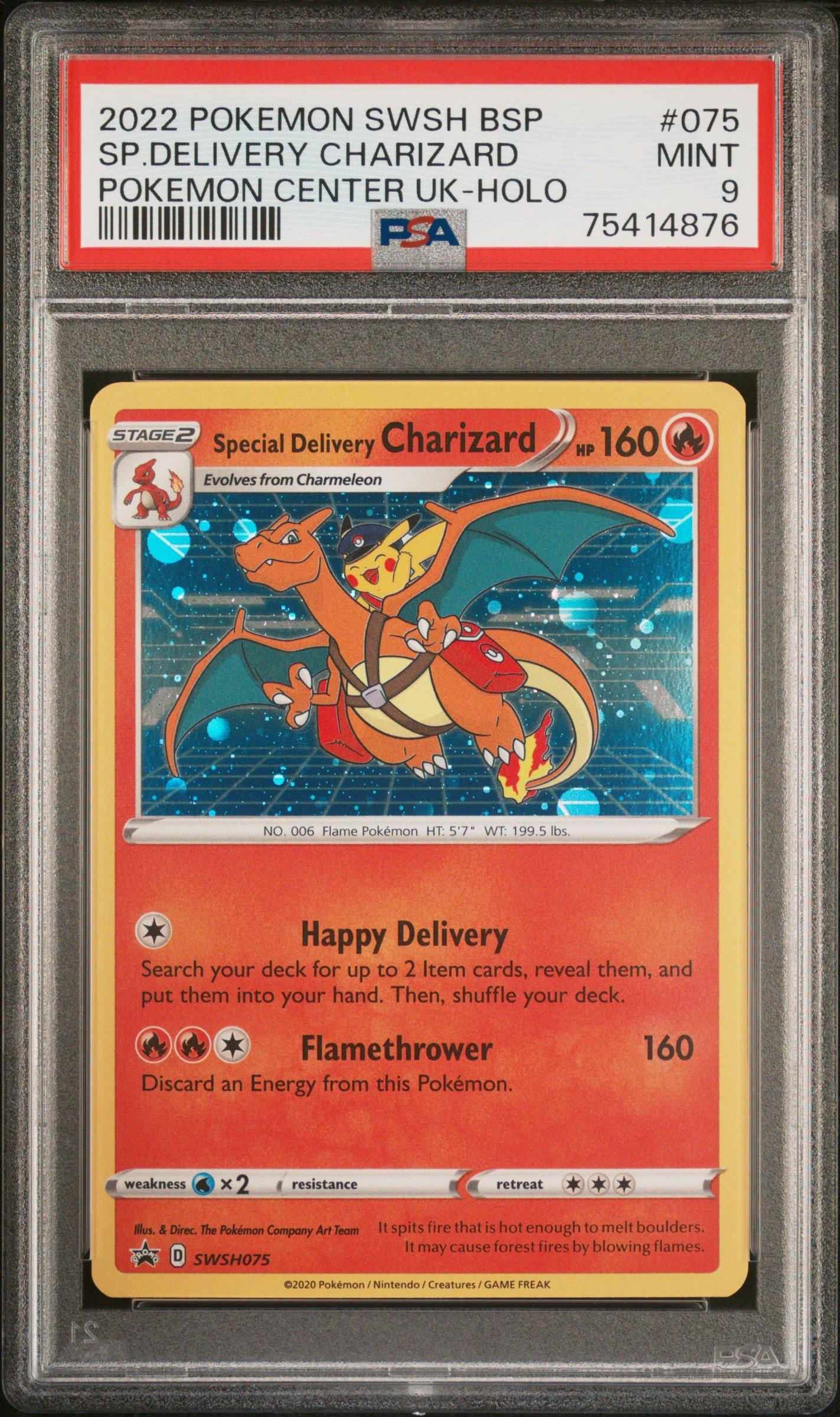 Pokemon Swsh Black Star Promo Sp Delivery Charizard Psa