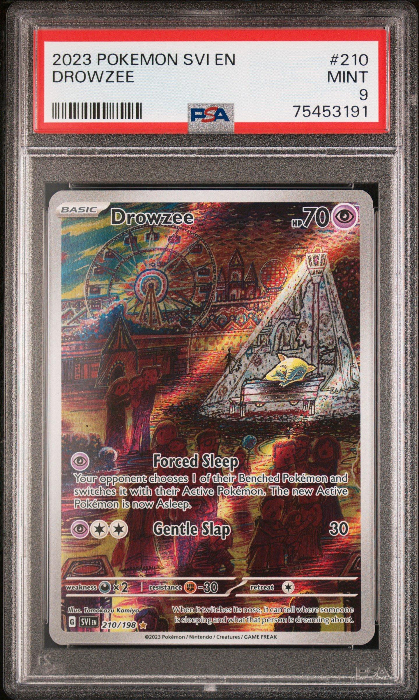 2023 Pokemon Svi En-scarlet & Violet 210 Drowzee Illustration Rare