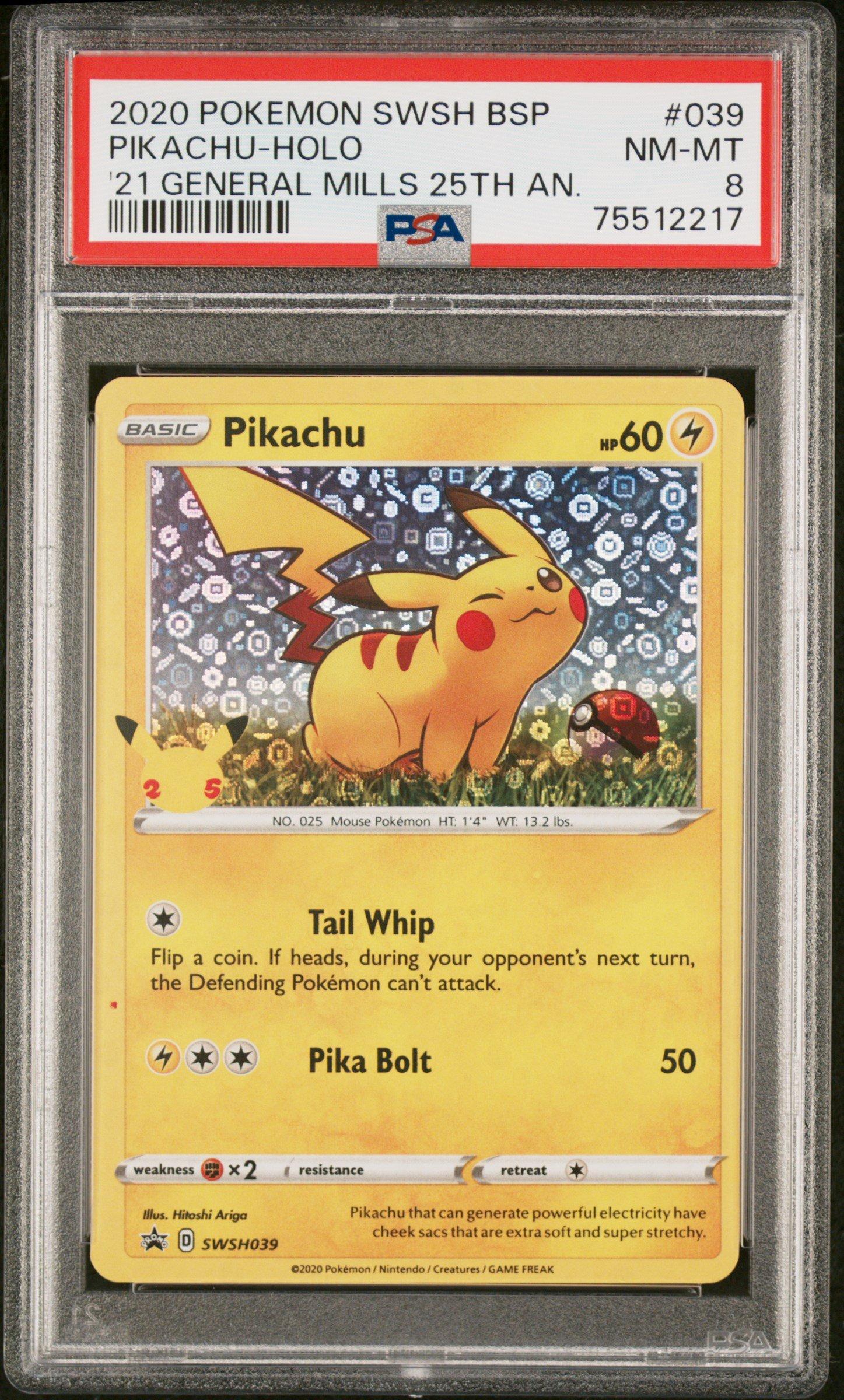 2020 Pokemon Swsh Black Star Promo 039 Pikachu-holo 2021 General