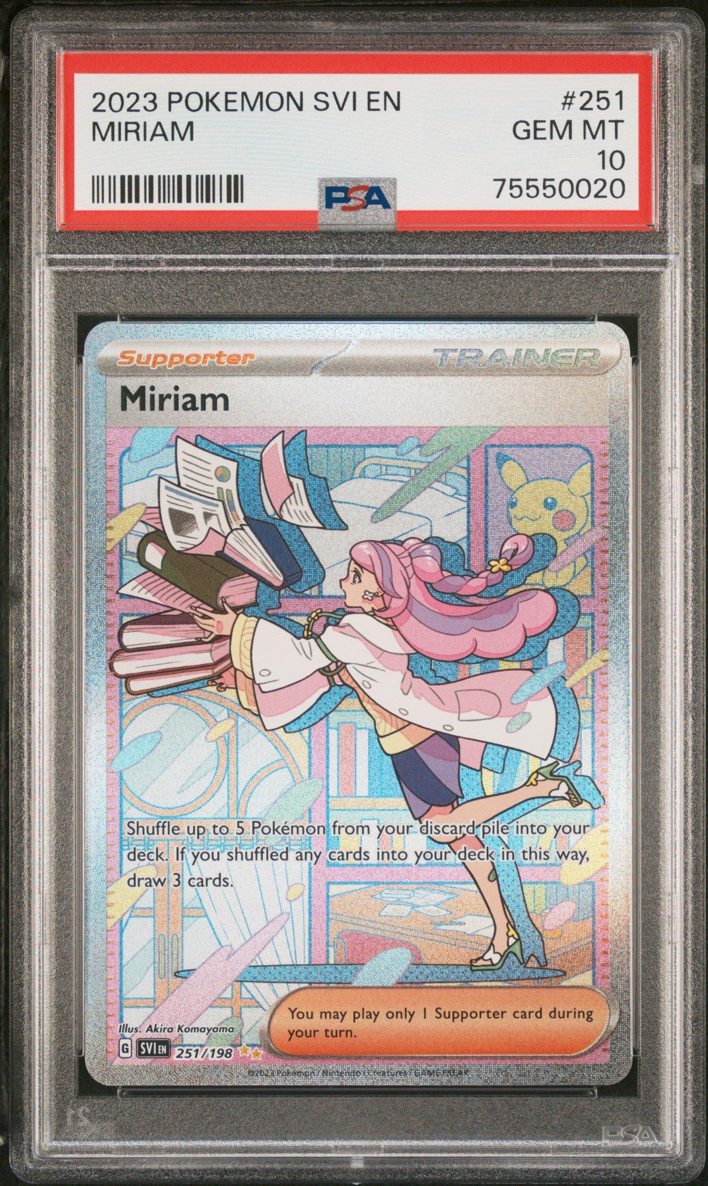 2023 Pokemon Svi En-scarlet & Violet 251 Miriam Special