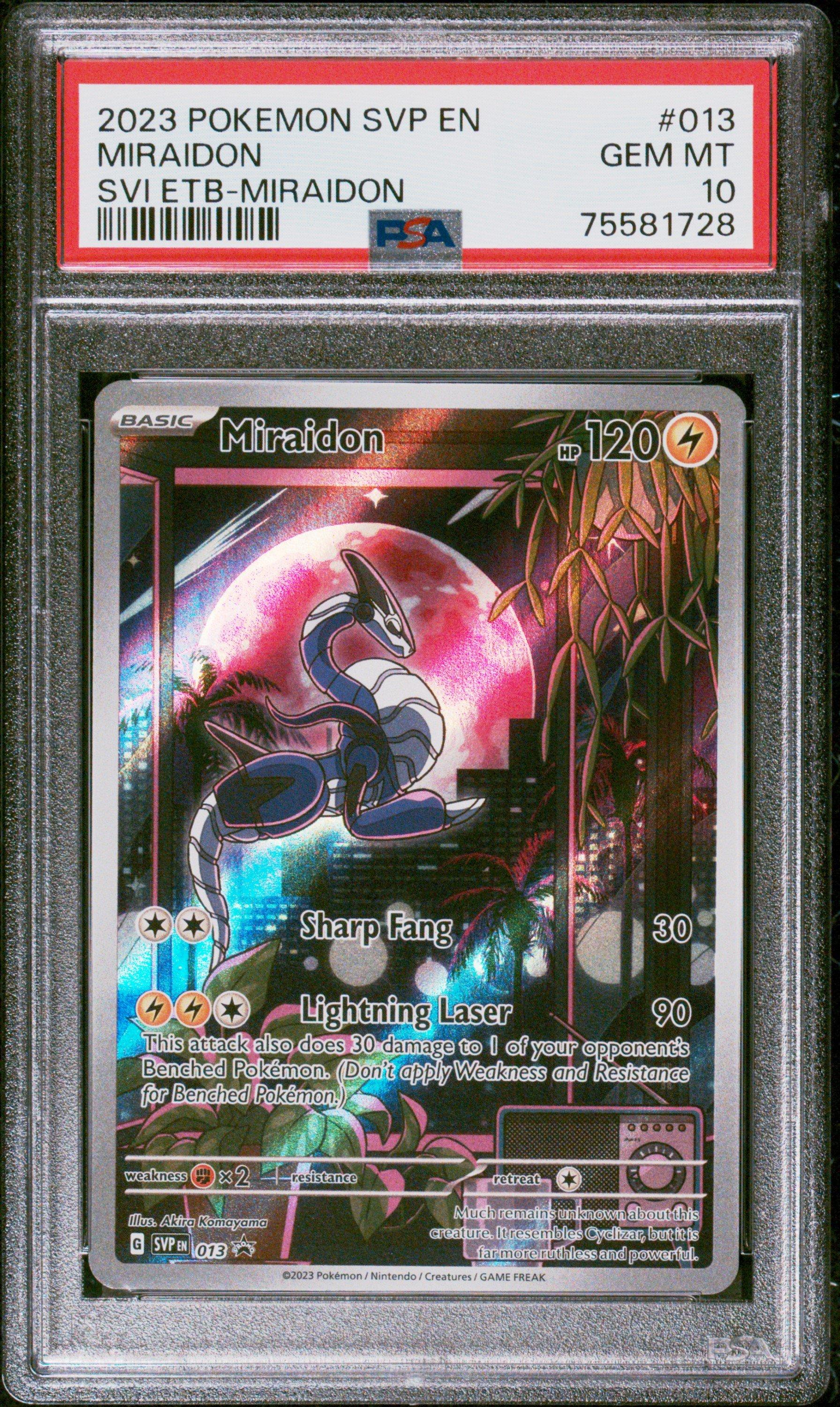 2023 Pokemon Svp En-sv Black Star Promo 013 Miraidon Scarlet