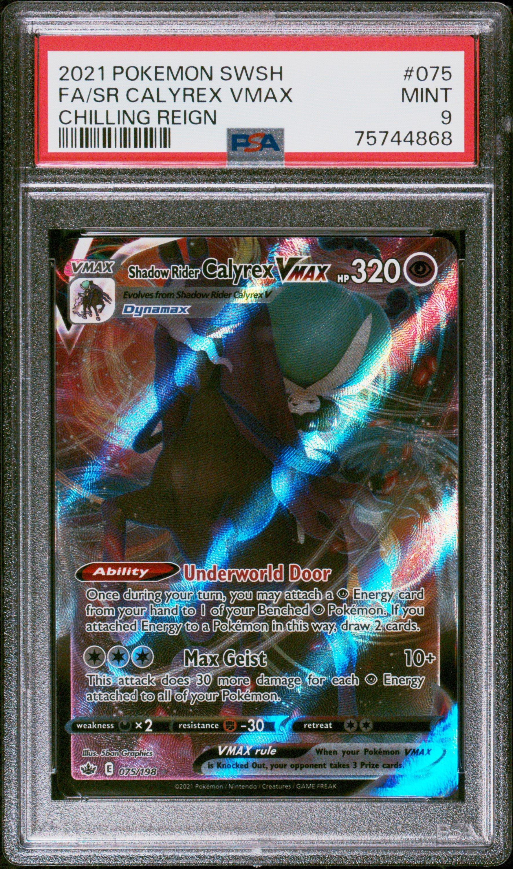 2021 Pokemon Sword & Shield Chilling Reign 075 Full Art/shadow