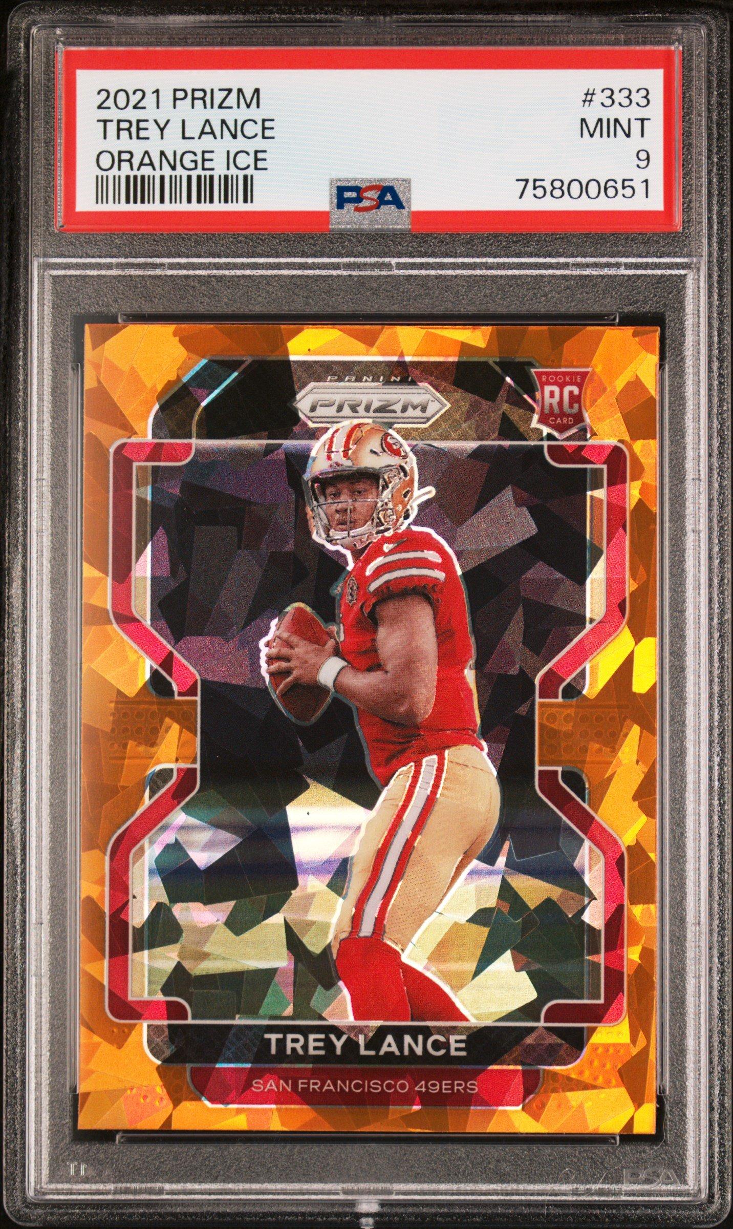 2021 Panini Prizm 333 Trey Lance PSA