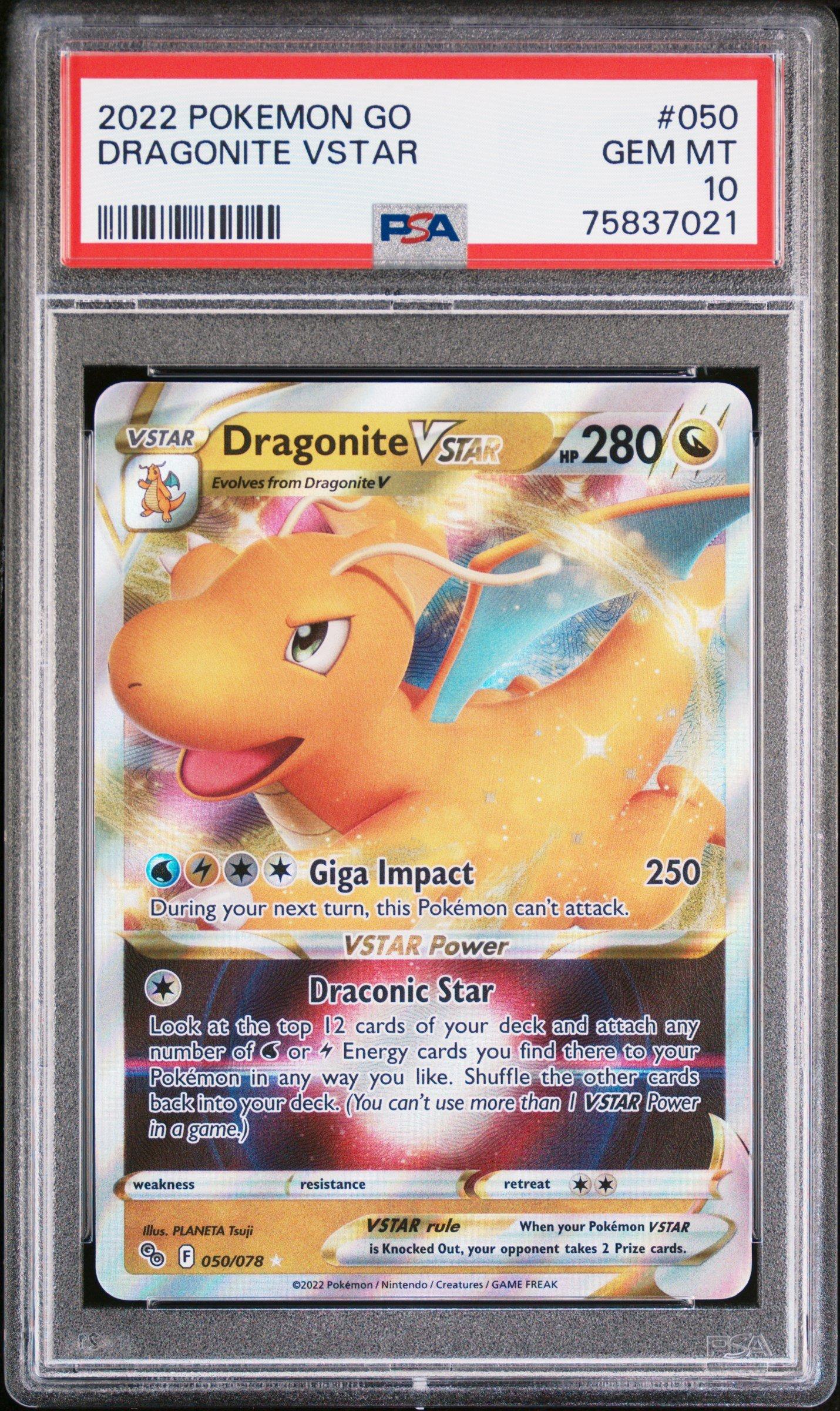 pokemon go cards dragonite v & Vstar 050/078 - When your Pokmon V is Knocked Out Dragonite V | Evolving Skies