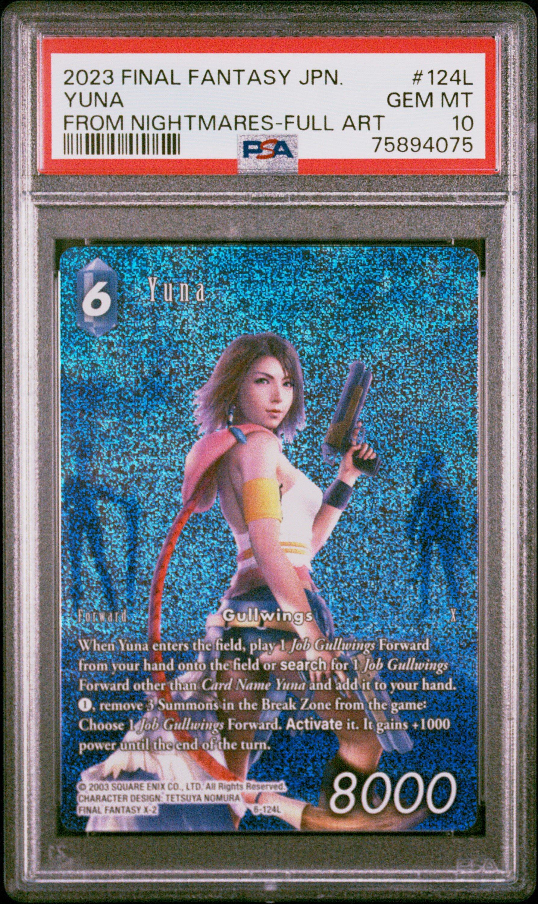 2023 Final Fantasy From Nightmares 124l Yuna Legacy Full Art