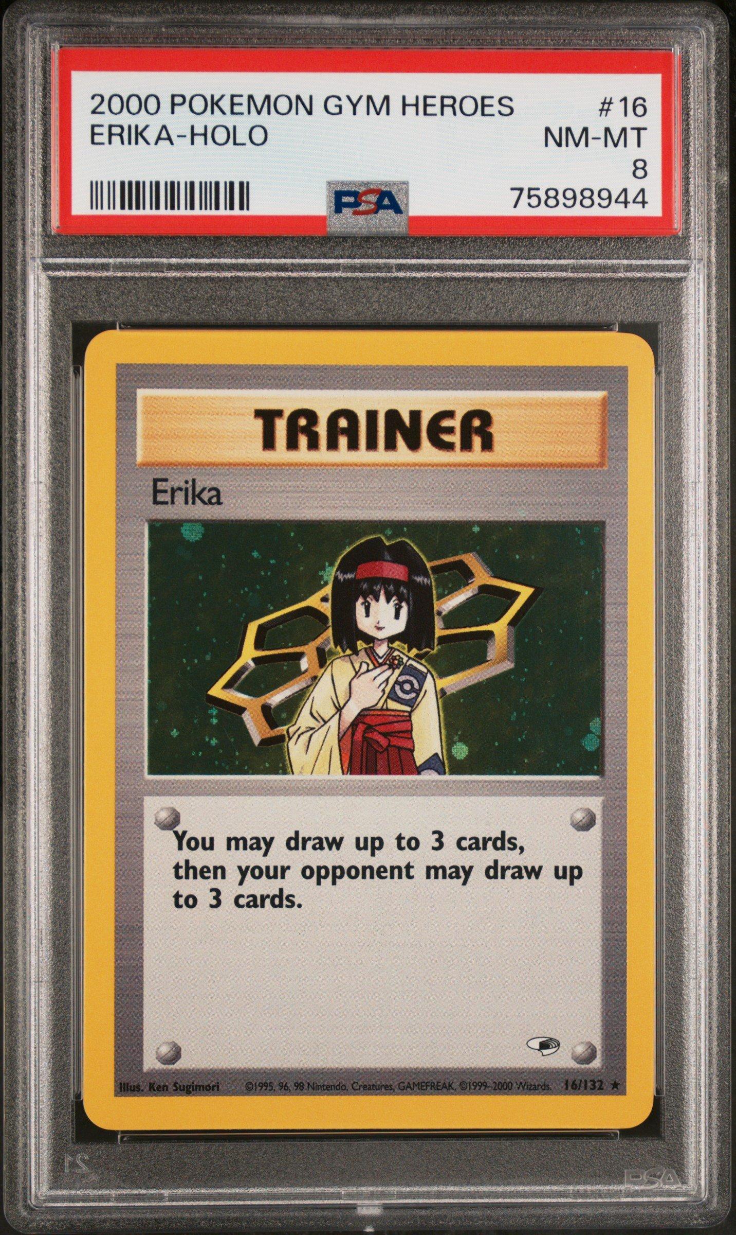gyarados pokemon card holographic Erika (Japanese) Gym Set