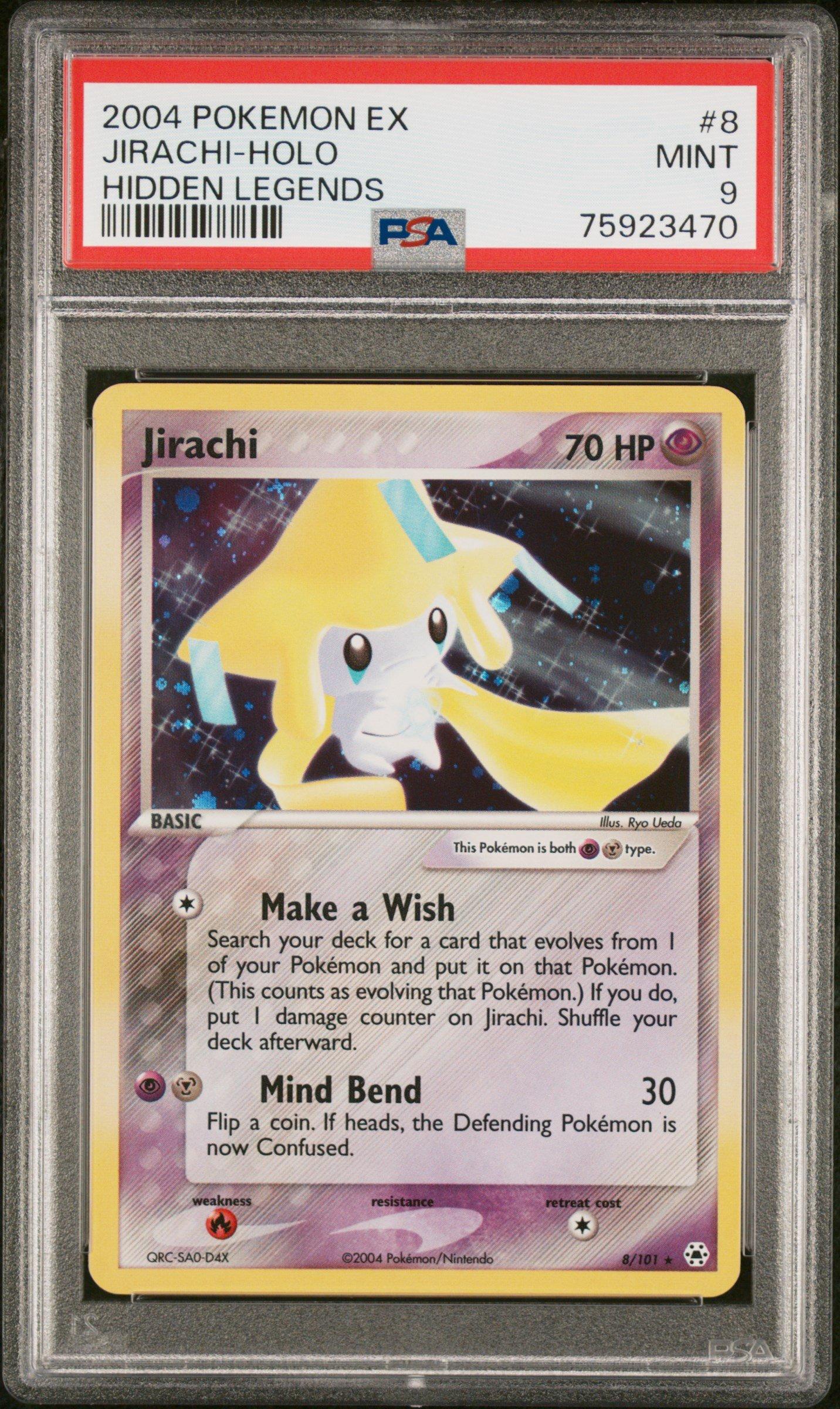 2004 Pokemon Ex Hidden Legends 8 Jirachi-holo PSA 9 Graded Card | GameStop