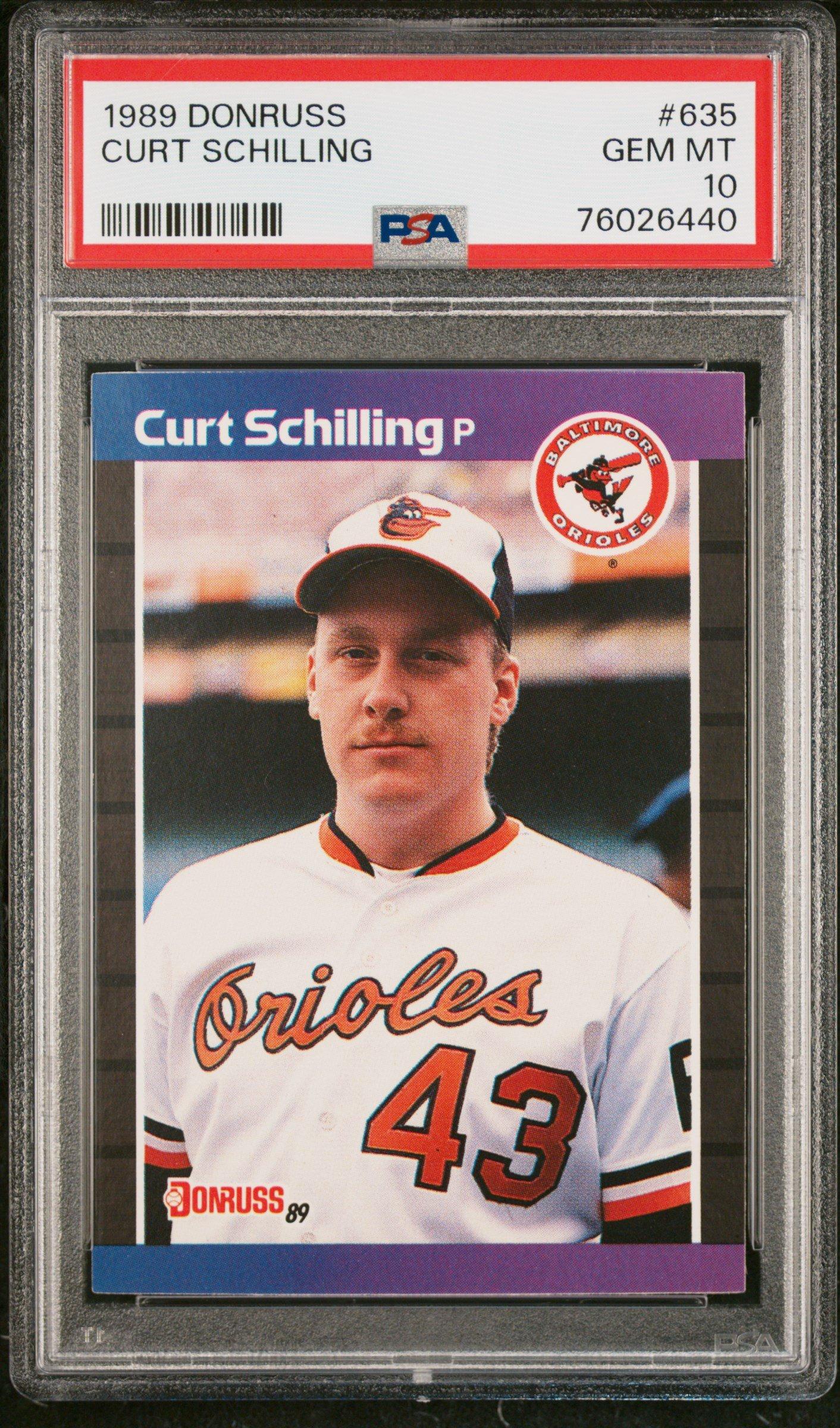 1989 Donruss 635 Curt Schilling PSA 10