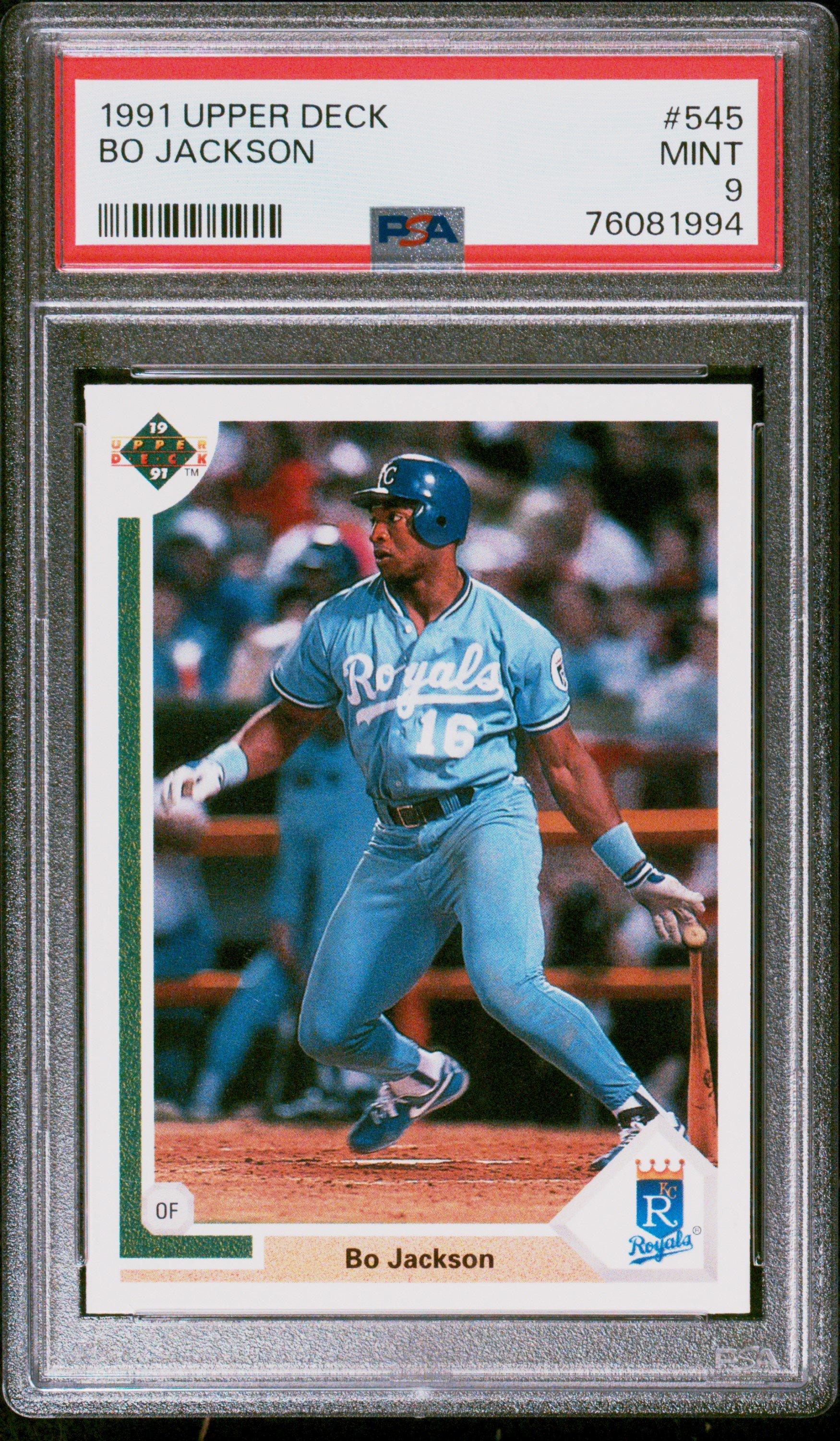 1991 Upper Deck 545 Bo Jackson PSA 9