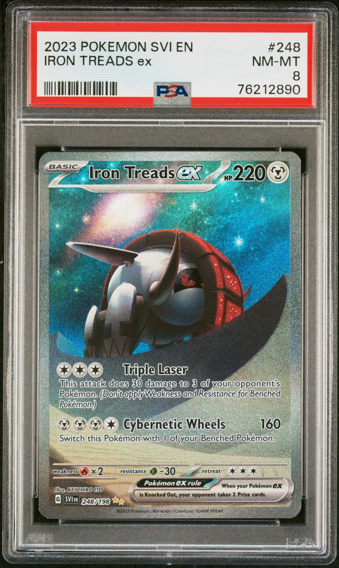 2023 Pokemon Svi En-scarlet & Violet 248 Iron Treads Ex Special
