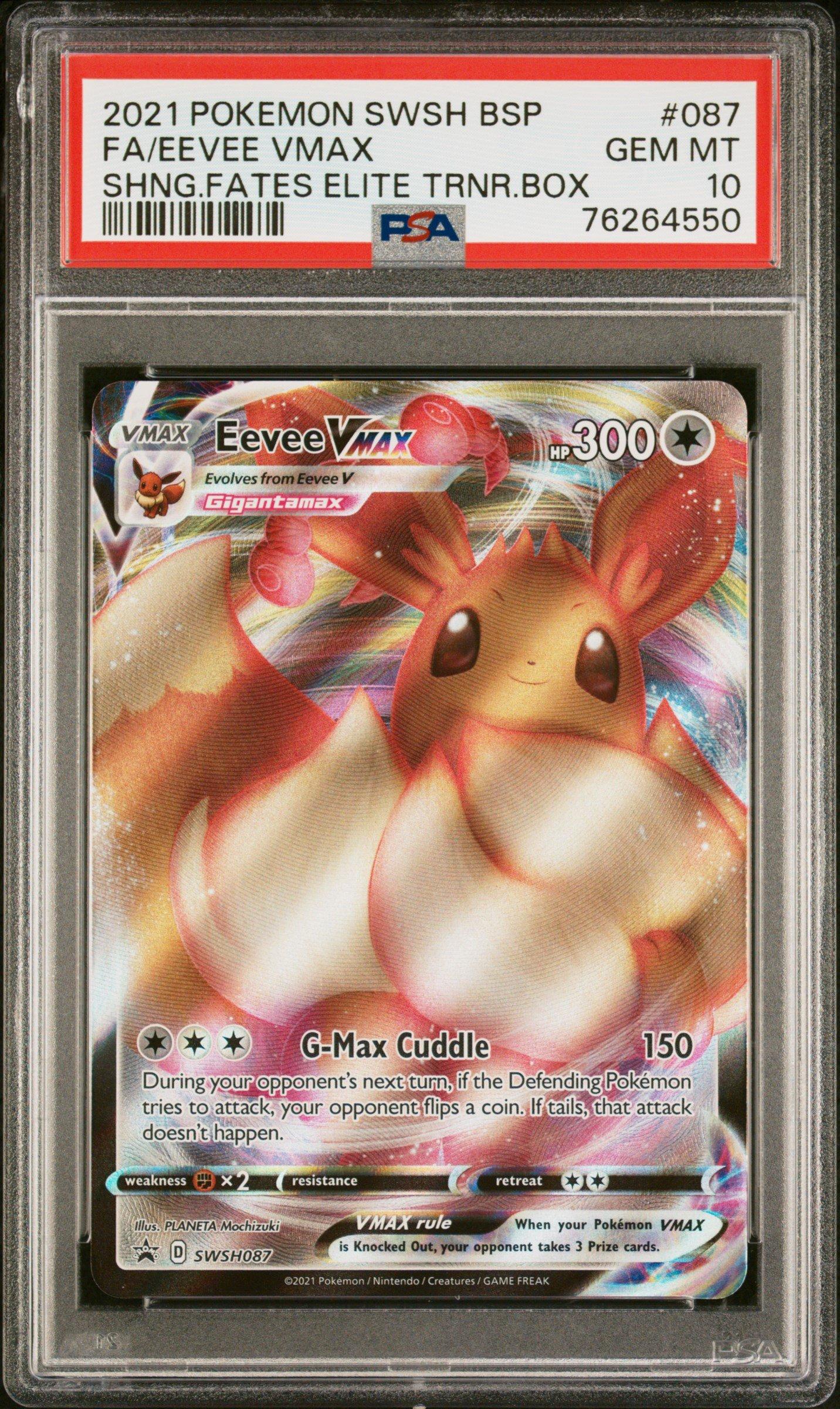 Pokemon Swsh Black Star Promo Full Art Eevee Vmax Shining