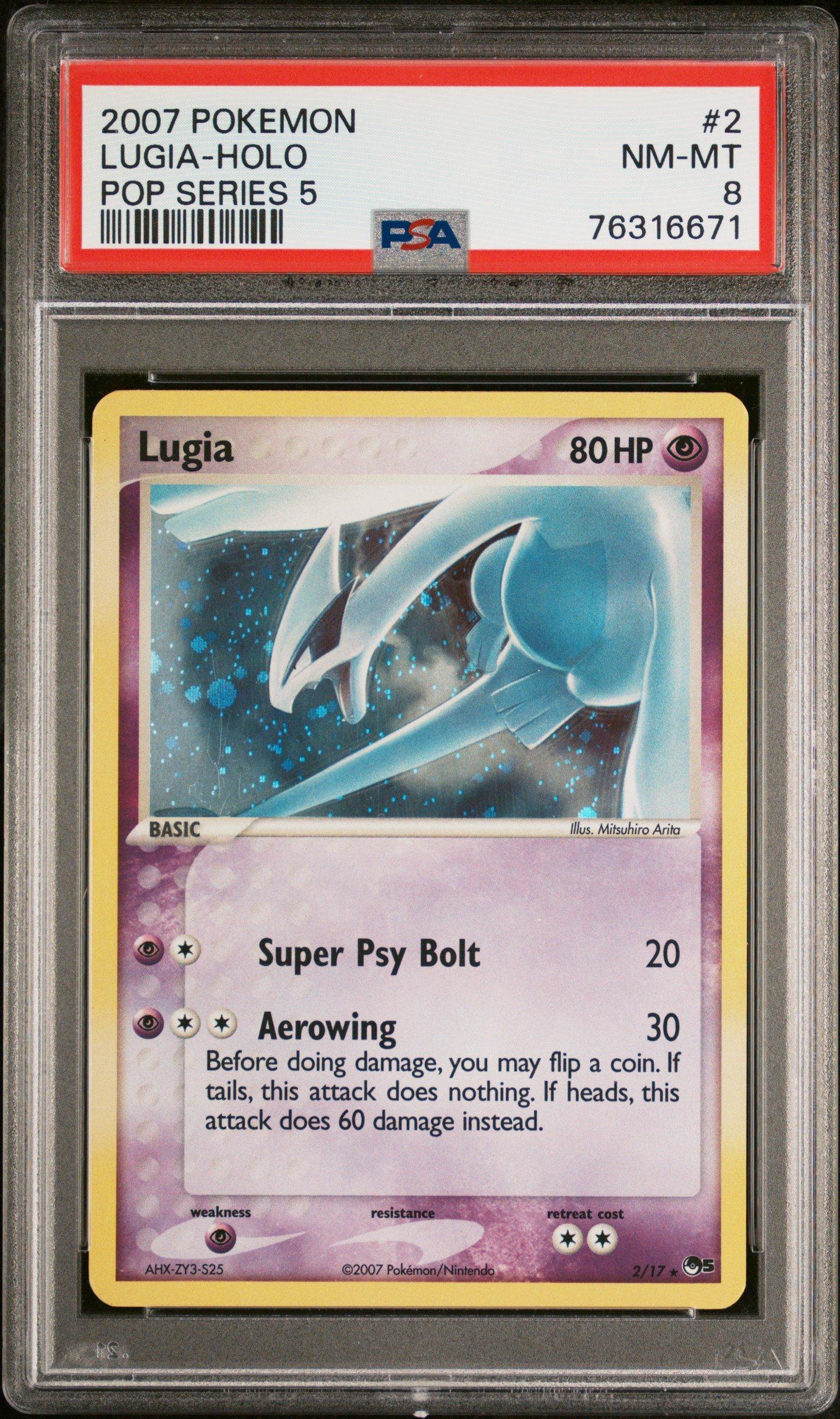 2007 Pokemon Pop Series 5 2 Lugia-holo PSA 8 Graded Card | GameStop