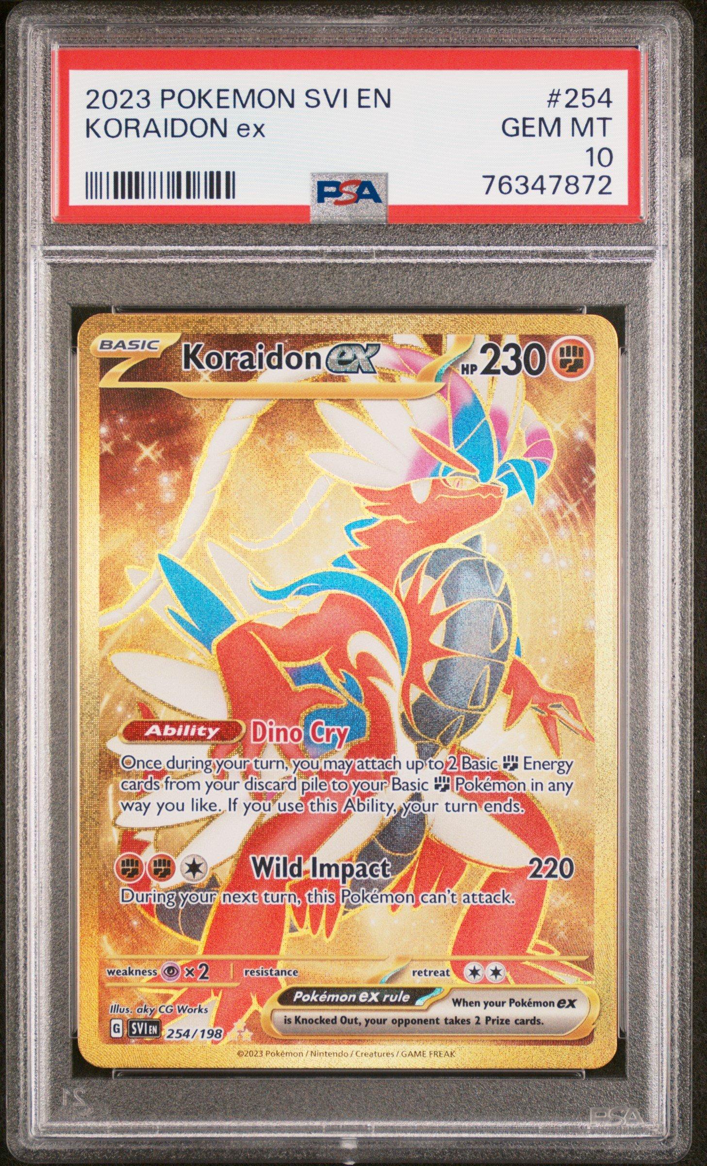 2023 Pokemon Svi En-scarlet & Violet 254 Koraidon Ex Hyper Rare