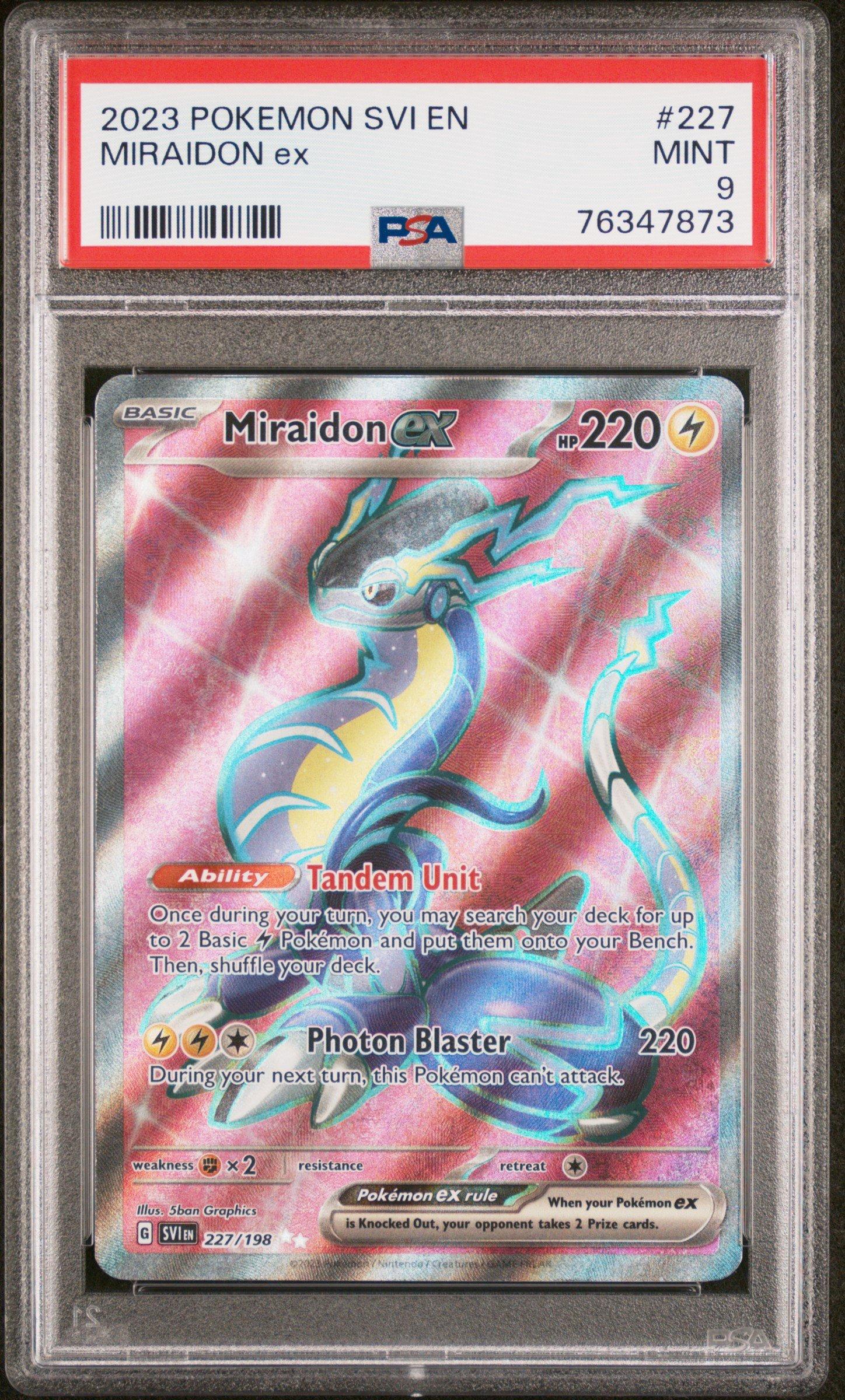 2023 Pokemon Svi En-scarlet & Violet 227 Miraidon Ex Ultra Rare