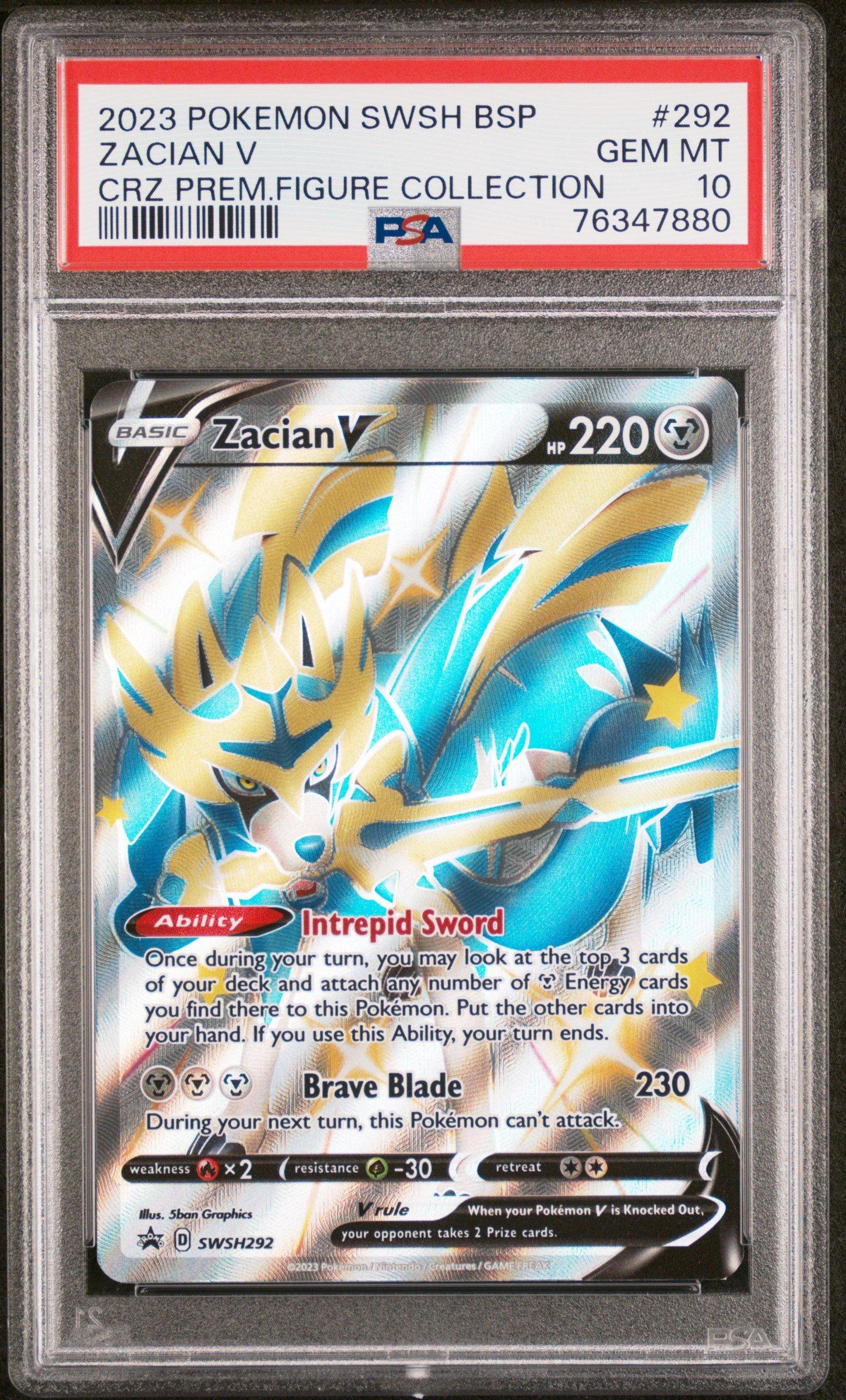 2023 Pokemon Swsh Black Star Promo 292 Zacian V Crown Zenith