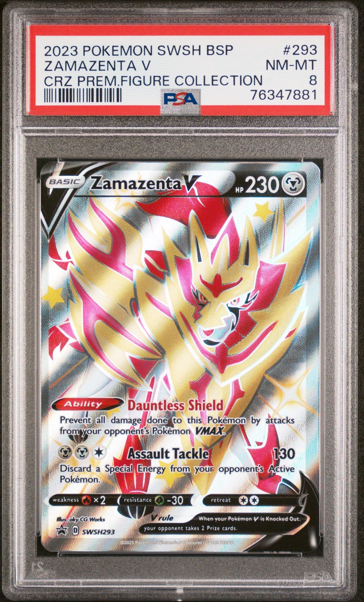 2023 Pokemon Swsh Black Star Promo 293 Zamazenta V Crown Zenith