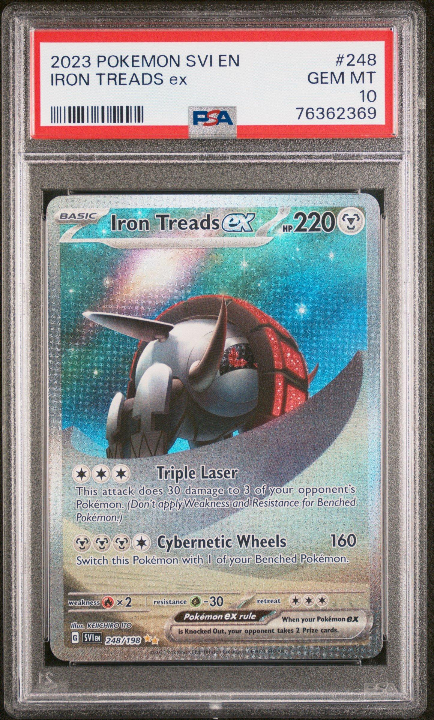 2023 Pokemon Svi En-scarlet & Violet 248 Iron Treads Ex Special