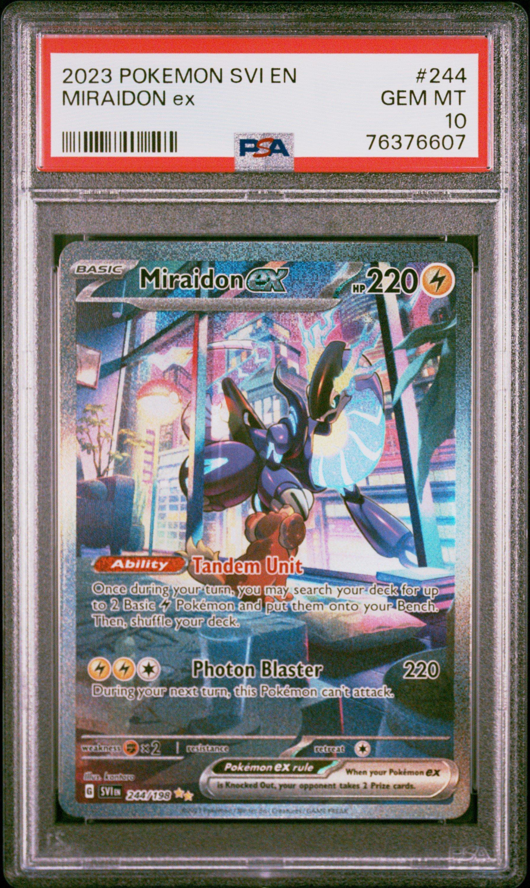 2023 POKEMON SV1V ミライドンex PSA 10 2023 Pokémon SV1V JP ミライドン ex PSA 10