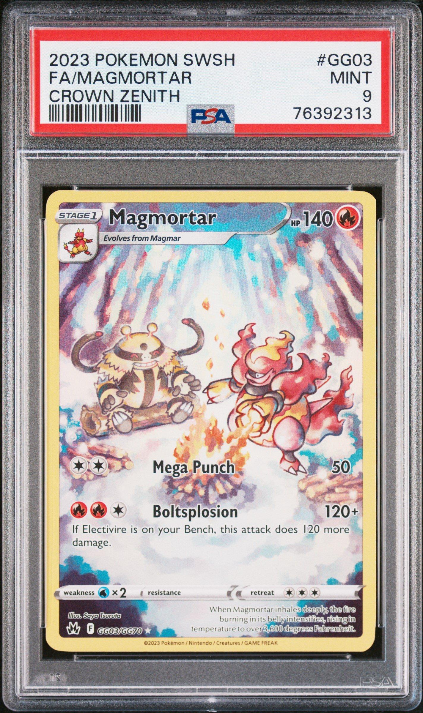 2023 Pokemon Sword And Shield Crown Zenith Gg03 Full Art/magmortar