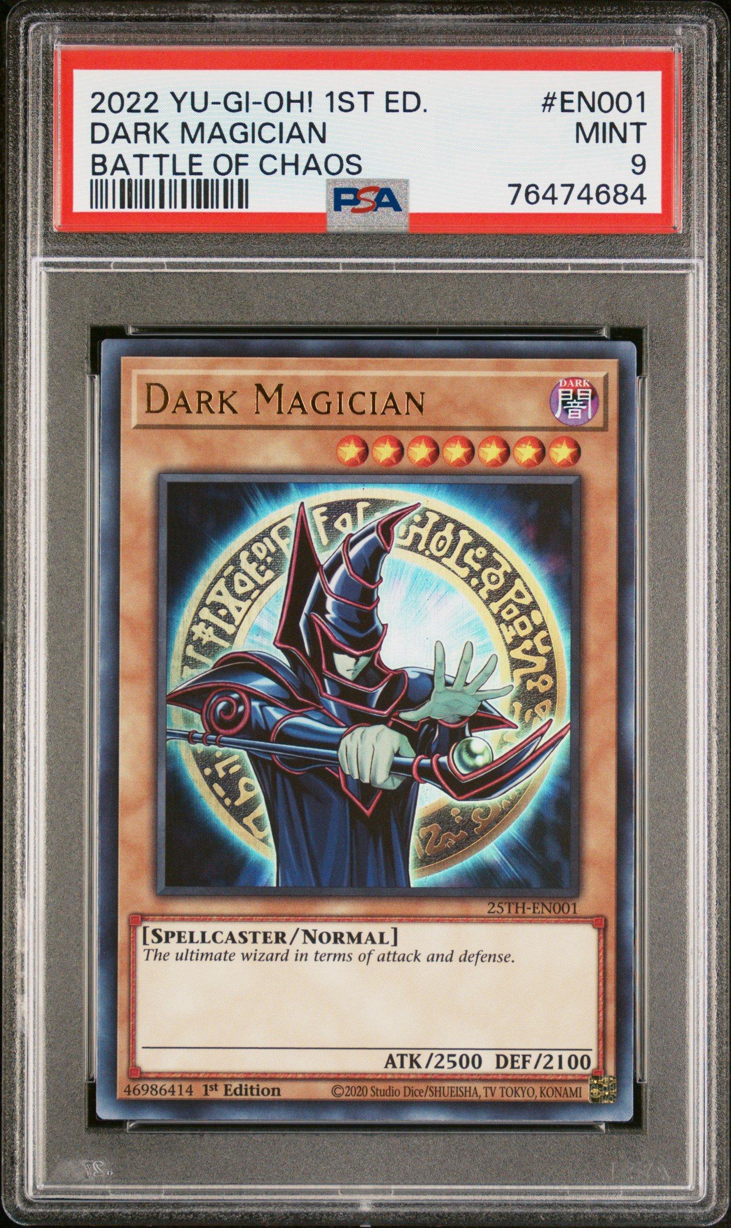 uncommon yugioh cards *** DARK MAGICIAN *** MINT CONDITION (ALT ART) HOLOGRAPHIC ULTRA RARE  YUGIOH!