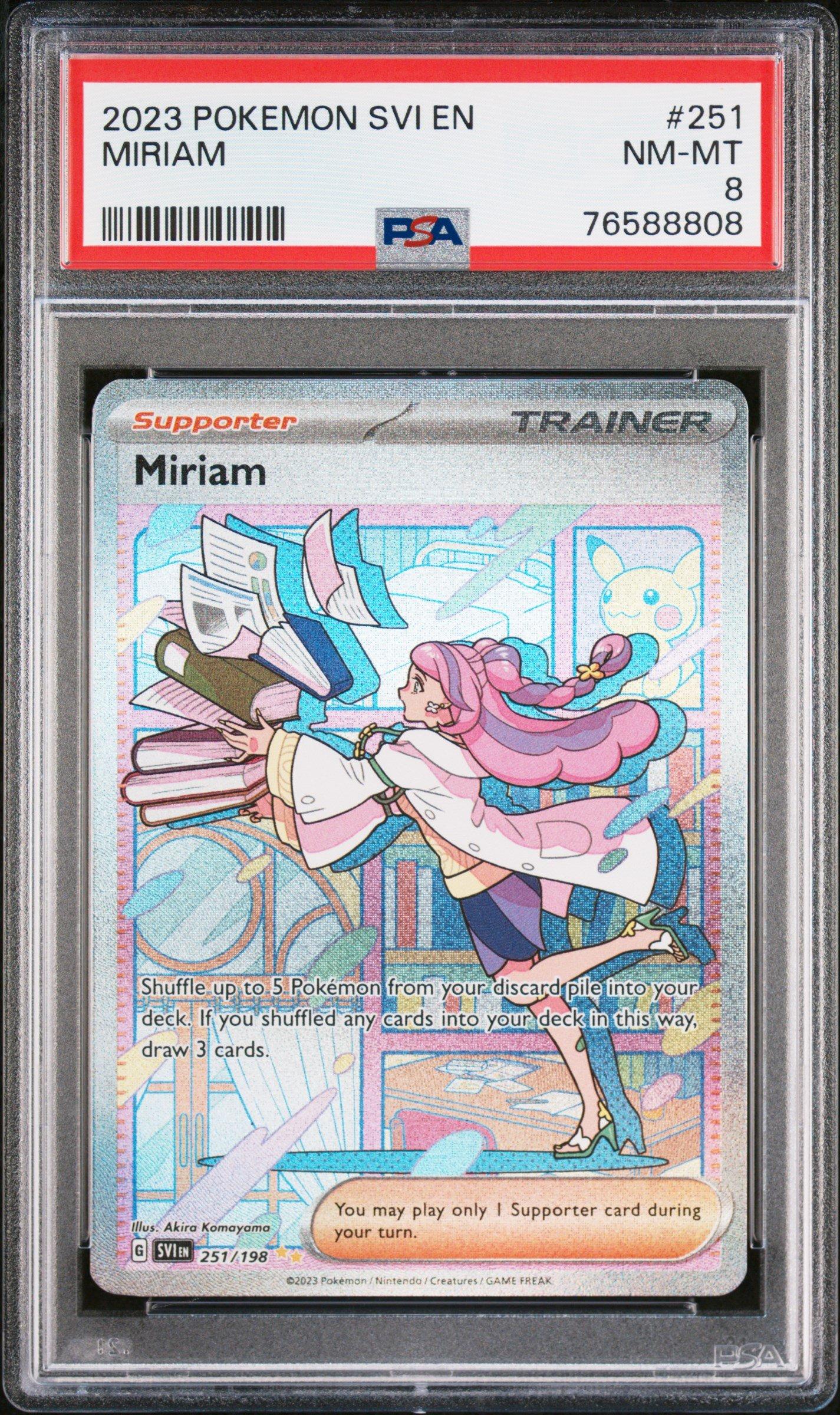 2023 Pokemon Svi En-scarlet & Violet 251 Miriam Special