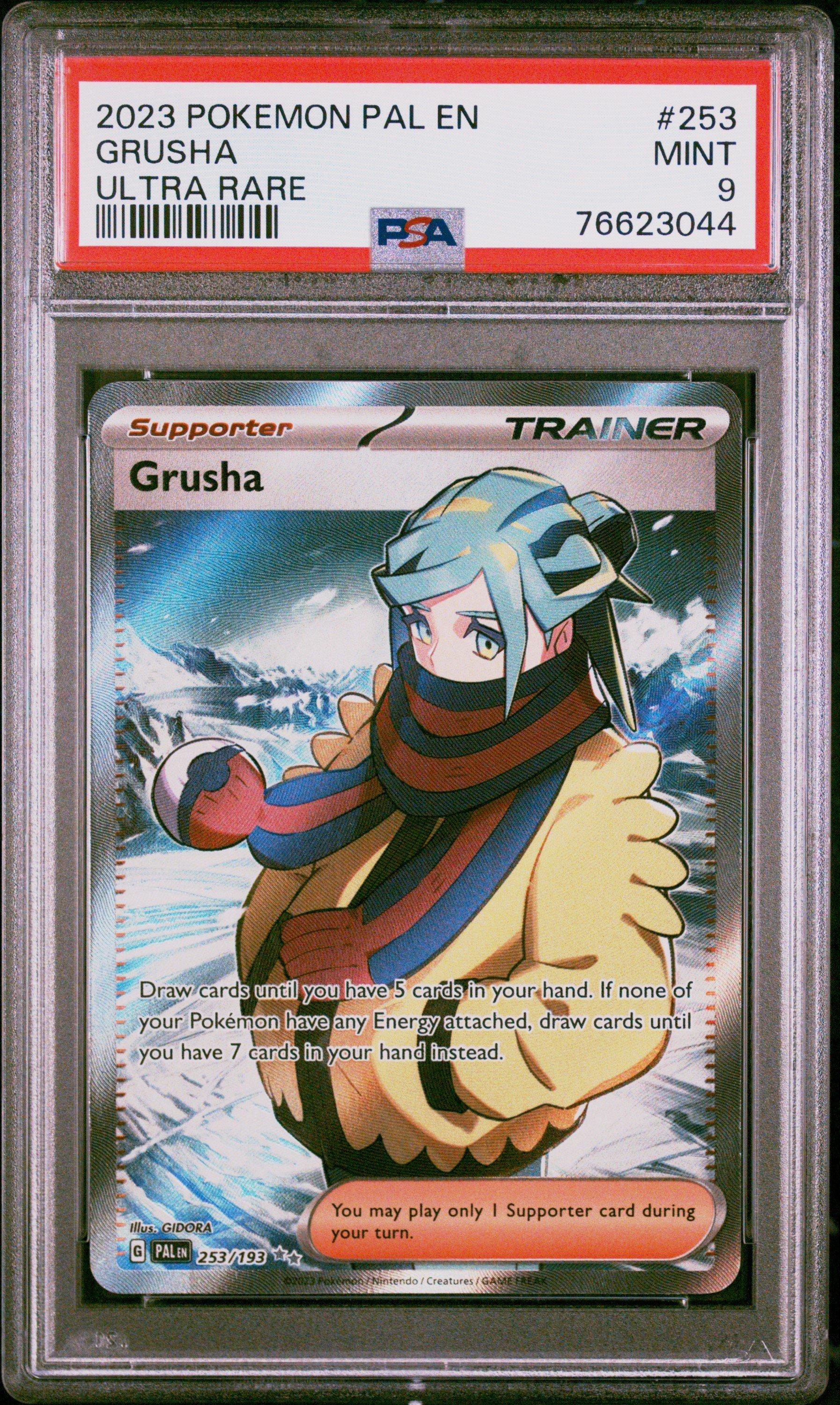 2023 Pokemon Pal En-paldea Evolved 253 Grusha Ultra Rare PSA