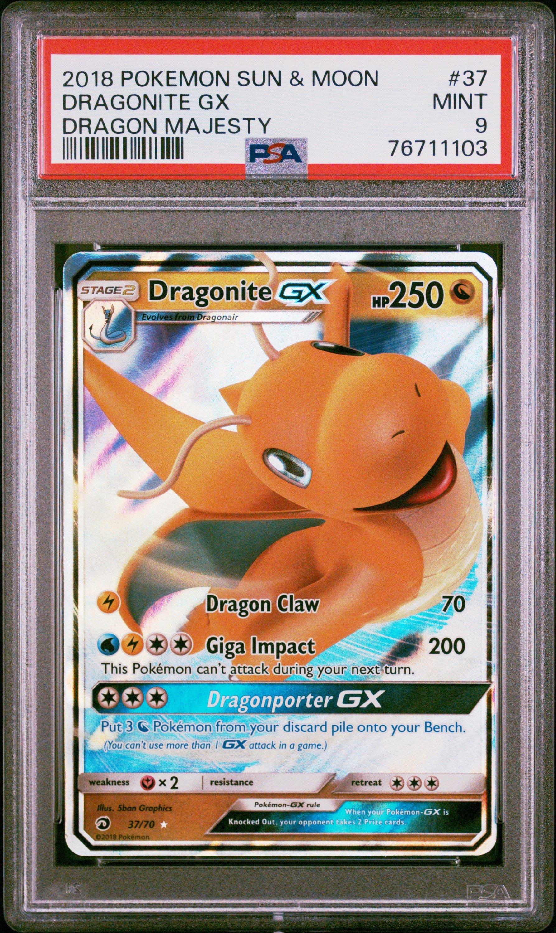 dragonite gx pokemon card -Single Holo Photos show the exact card you will receive pokemon cards dragonite gx Gold