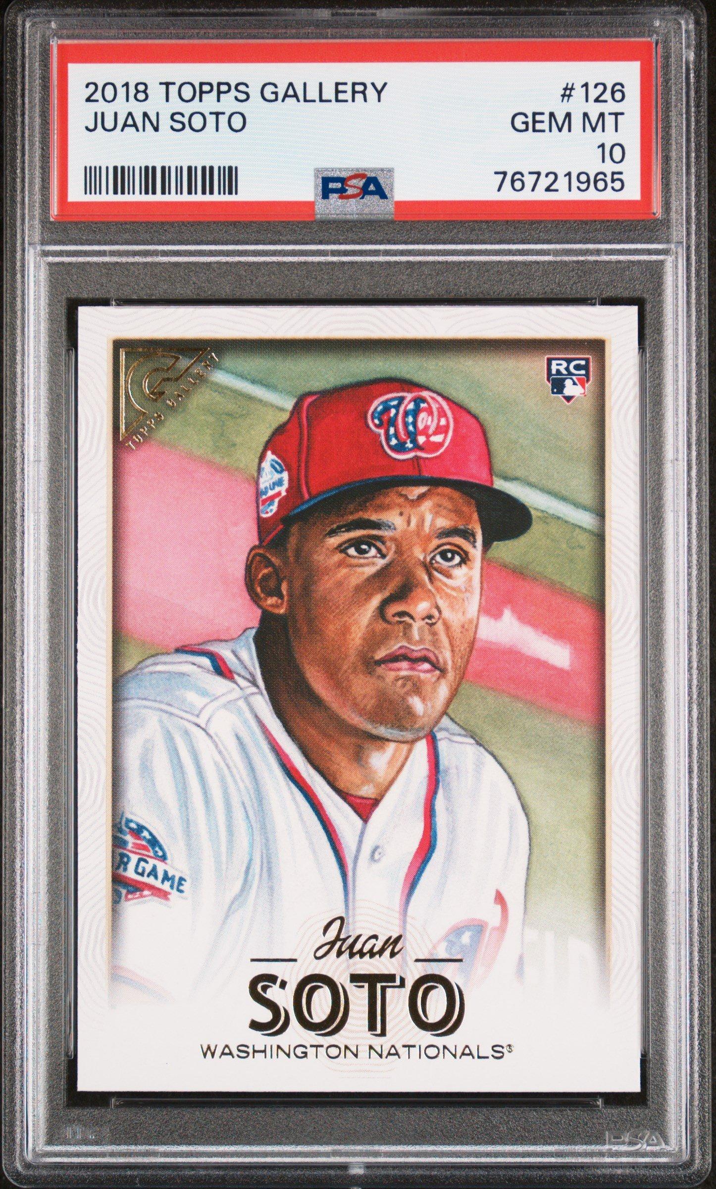 2018 Topps Gallery 126 Juan Soto PSA 10 Graded Card | GameStop
