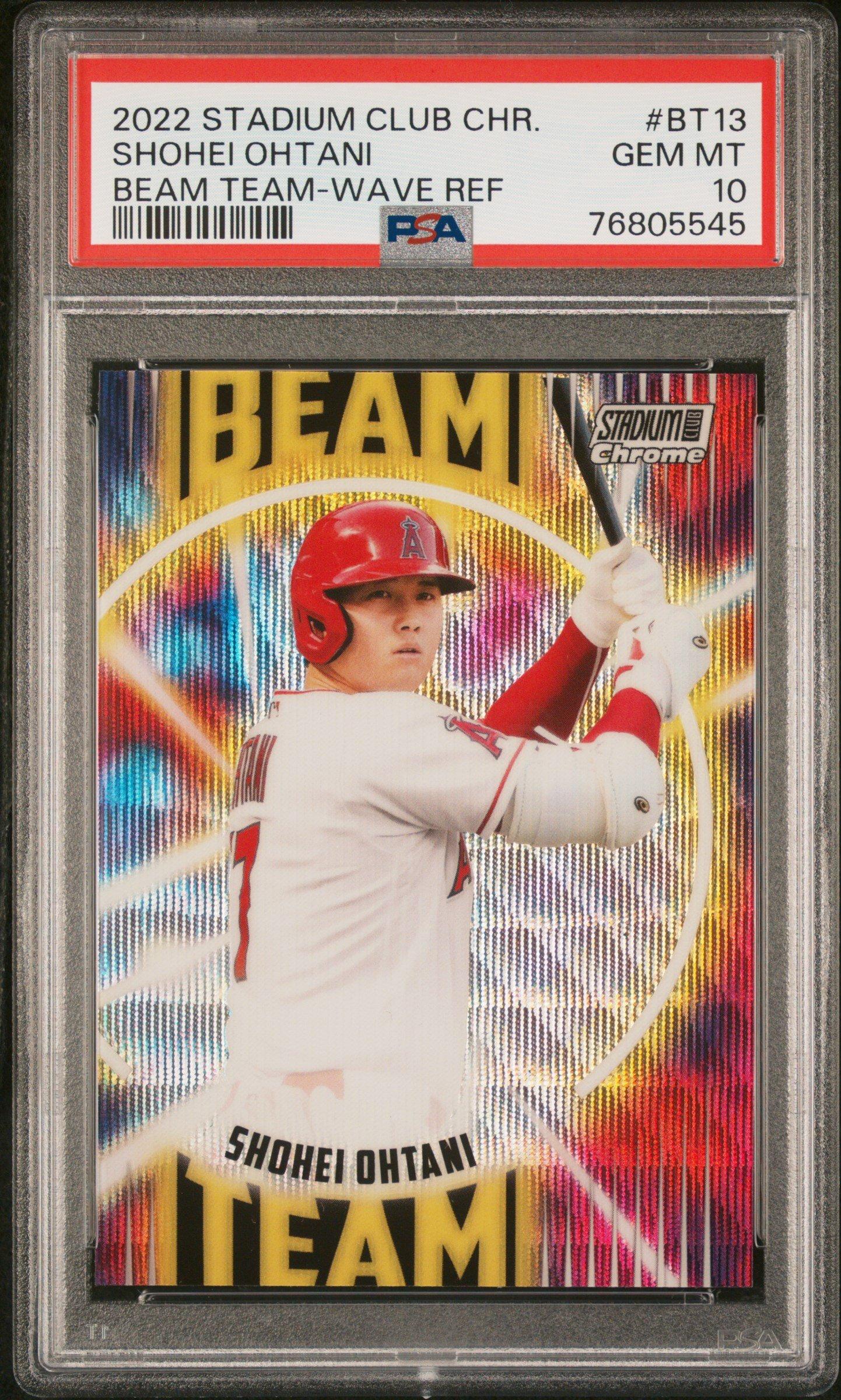 【1/1】大谷翔平 Topps stadium club BEAM TEAM 2022 Topps Stadium Club Chrome Beam Team Bt13 Shohei Ohtani Wave