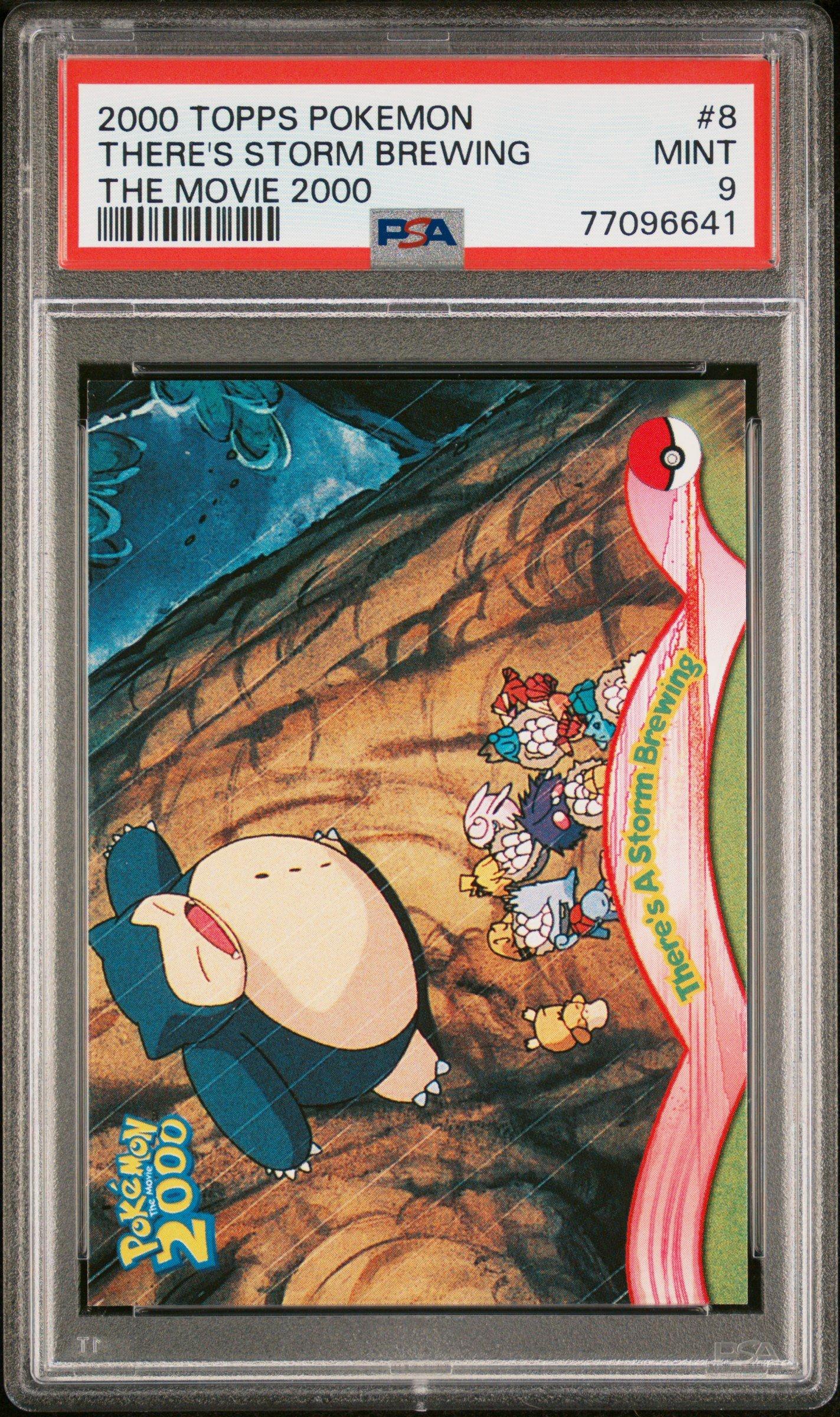 2000 Topps Pokemon The Movie 2000 8 There's A Storm Brewing PSA 9 Graded  Card | GameStop