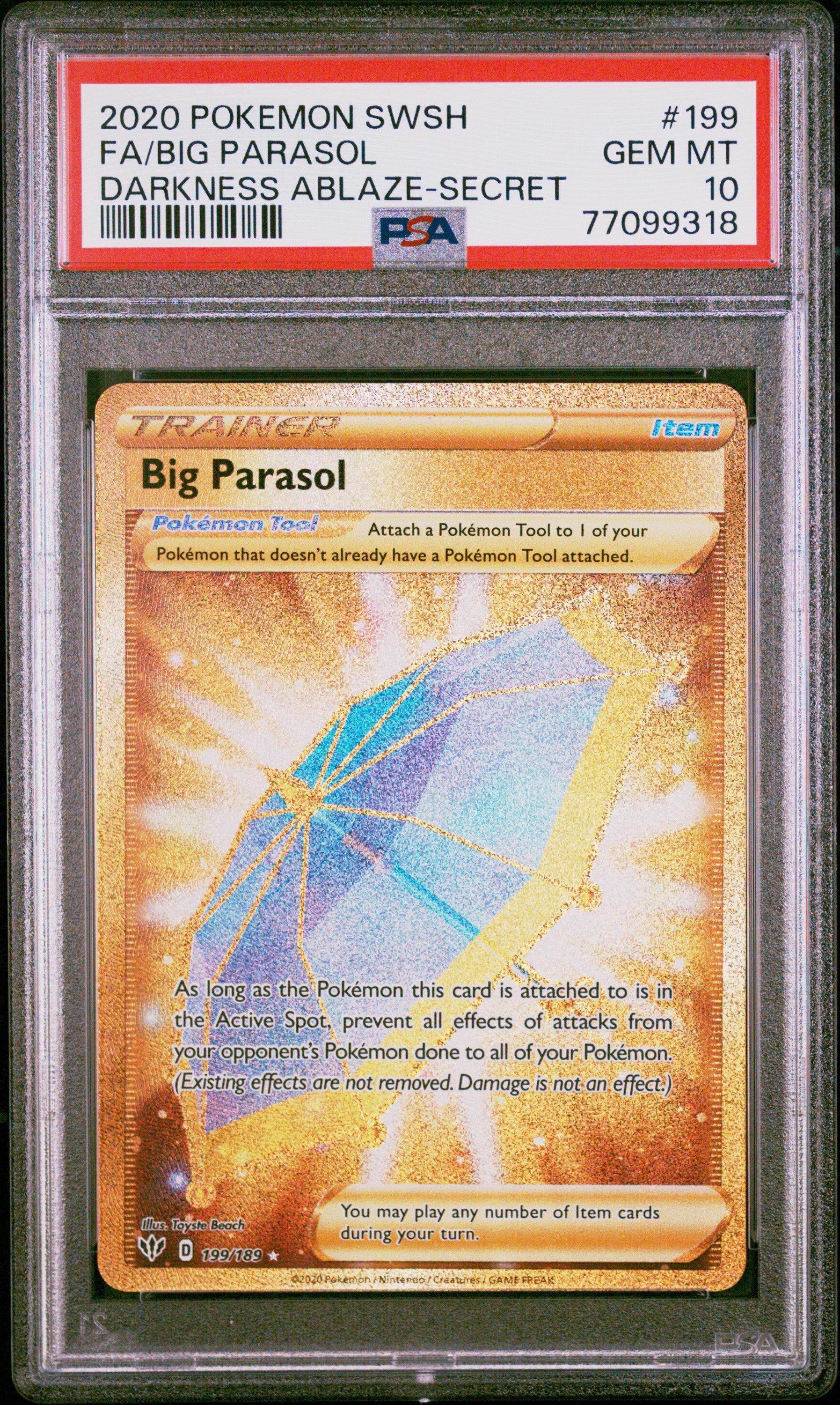 2020 Pokemon Sword & Shield Darkness Ablaze 199 Full Art/big